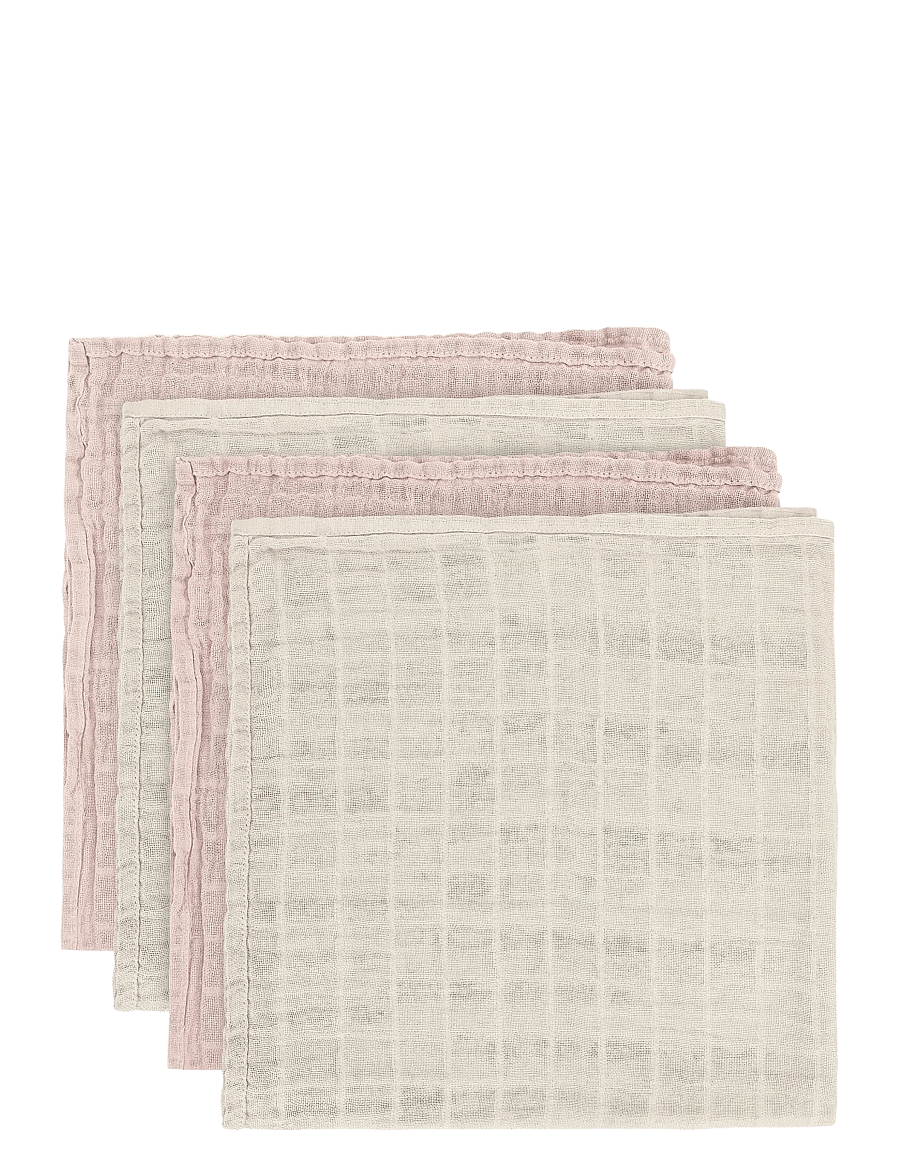Pippi - Organic Cloth Muslin (4-pack) - musliinist tekid - shadow gray - 0
