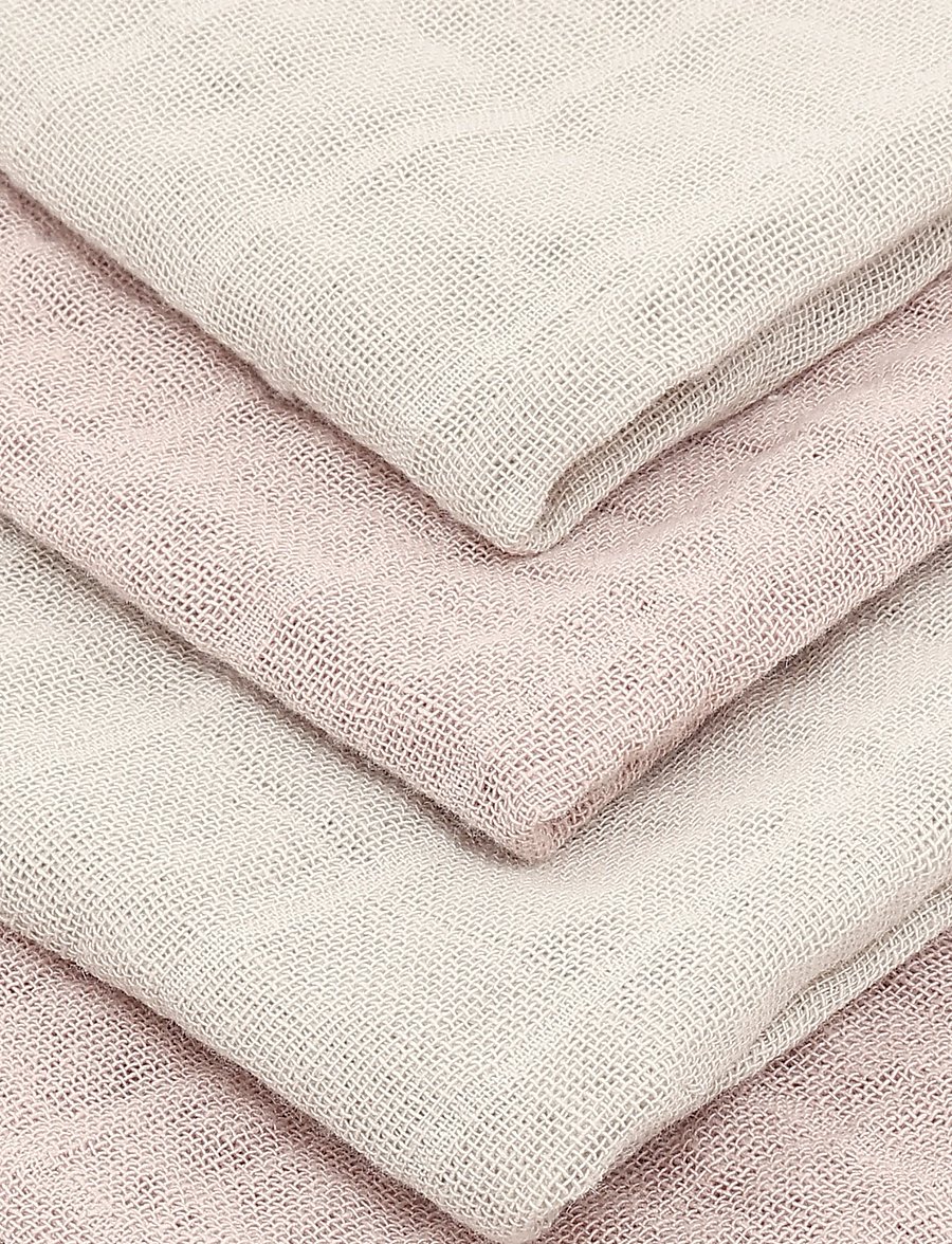 Pippi - Organic Cloth Muslin (4-pack) - musliinist tekid - shadow gray - 2