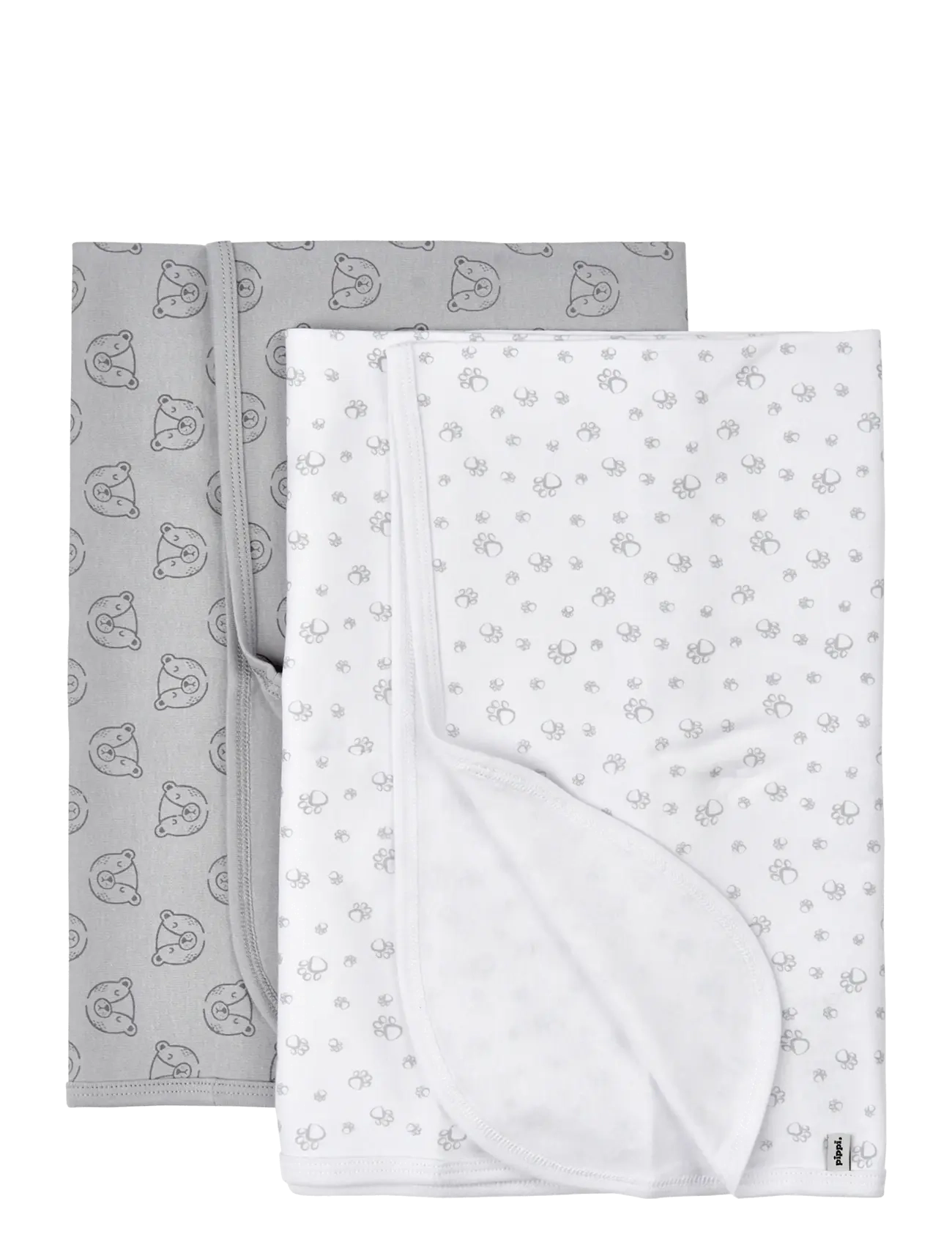 Pippi Baby blanket -AOP (2-pack) - Schlafen - HARBOR MIST / grey