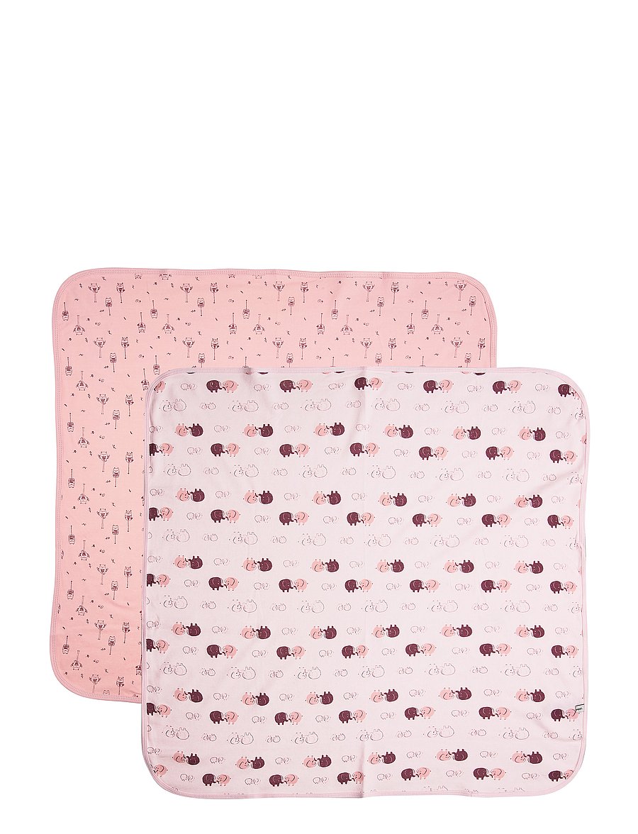 Pippi - Baby blanket -AOP (2-pack) - laveste priser - silver rosa - 1