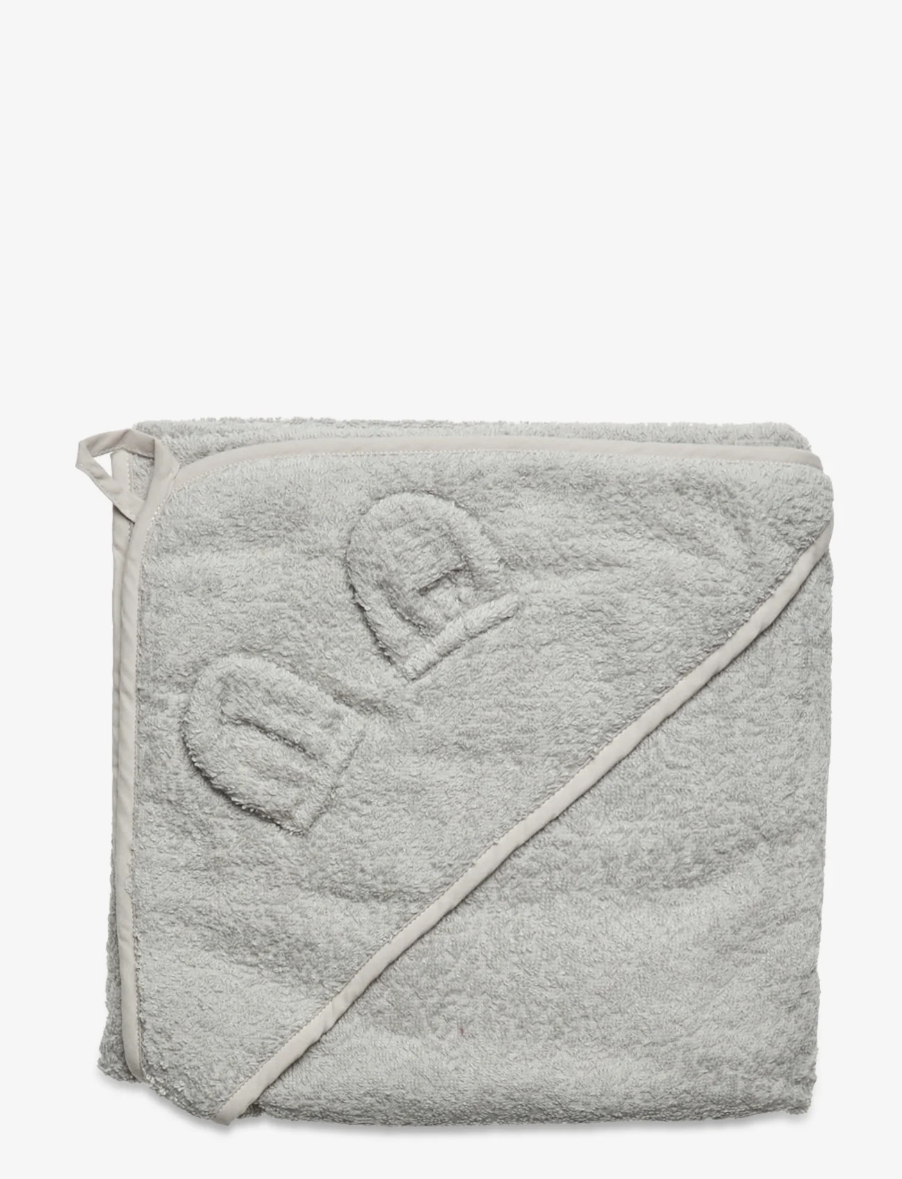 Pippi - Organic hooded towel - håndklær - harbor mist - 0