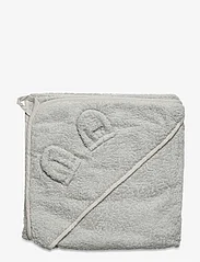 Pippi - Organic hooded towel - rankšluosčiai - harbor mist - 0