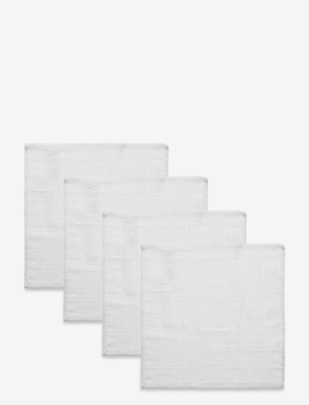Pippi - Organic Facecloth (4-pack) - musliinist lapid - white - 0