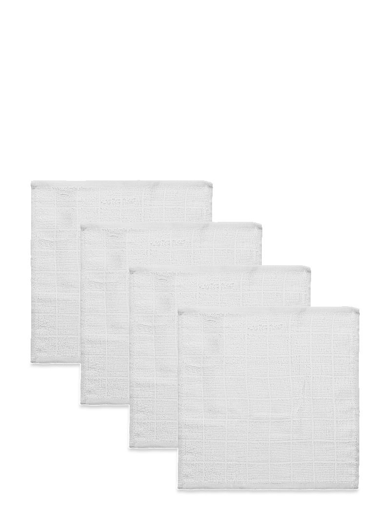 Pippi - Organic Facecloth (4-pack) - musliinist lapid - white - 0