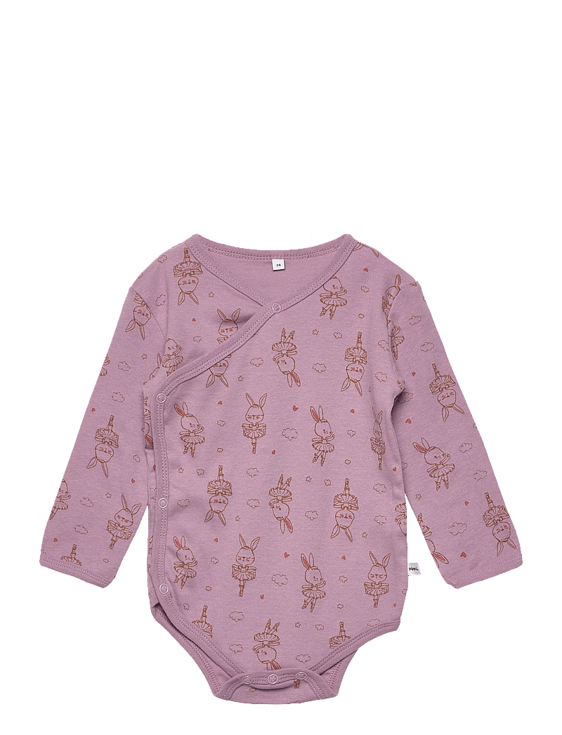 Pippi - Body Wrap AO-printed (4-pack) - multipack bodys - dusty rose - 3