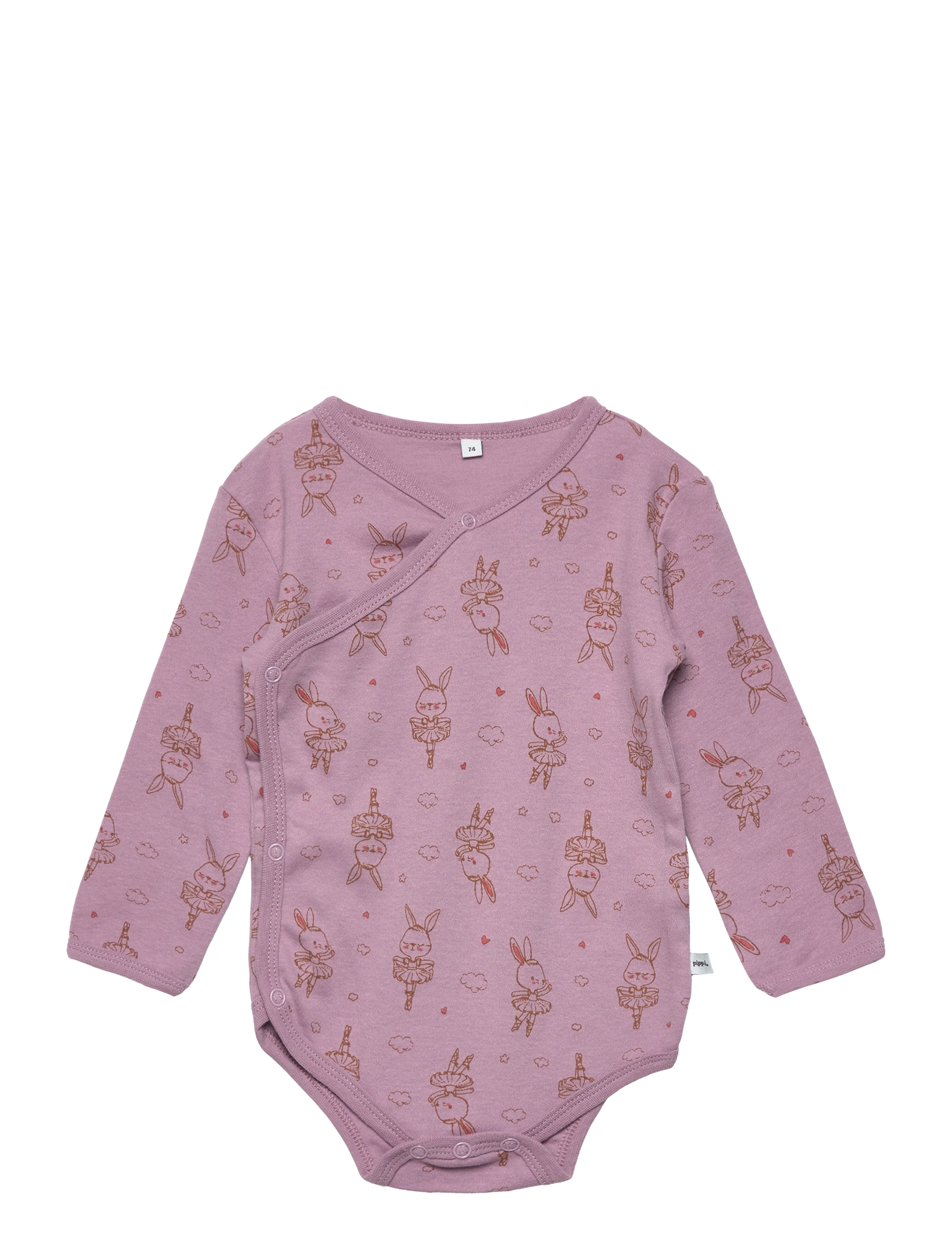 Pippi - Body Wrap AO-printed (4-pack) - bodide mitmikpakk - dusty rose - 3