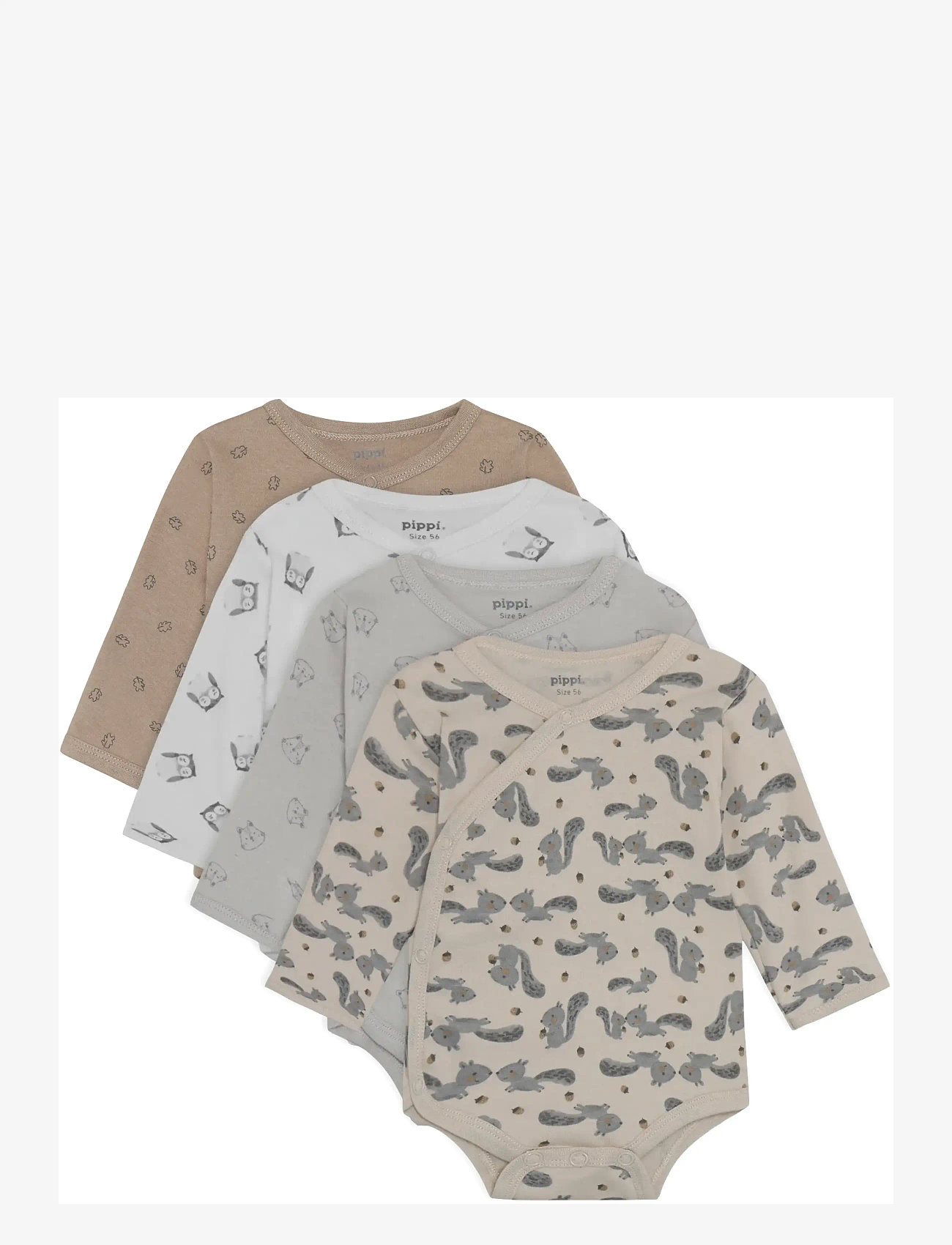 Pippi - Body Wrap AO-printed (4-pack) - bodysetit - rainy day - 0