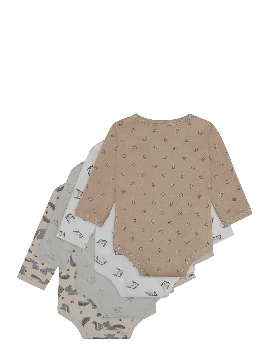 Pippi - Body Wrap AO-printed (4-pack) - multipack bodys - rainy day - 1