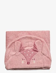 Pippi - Hooded bath towel - handdukar - misty rose - 0