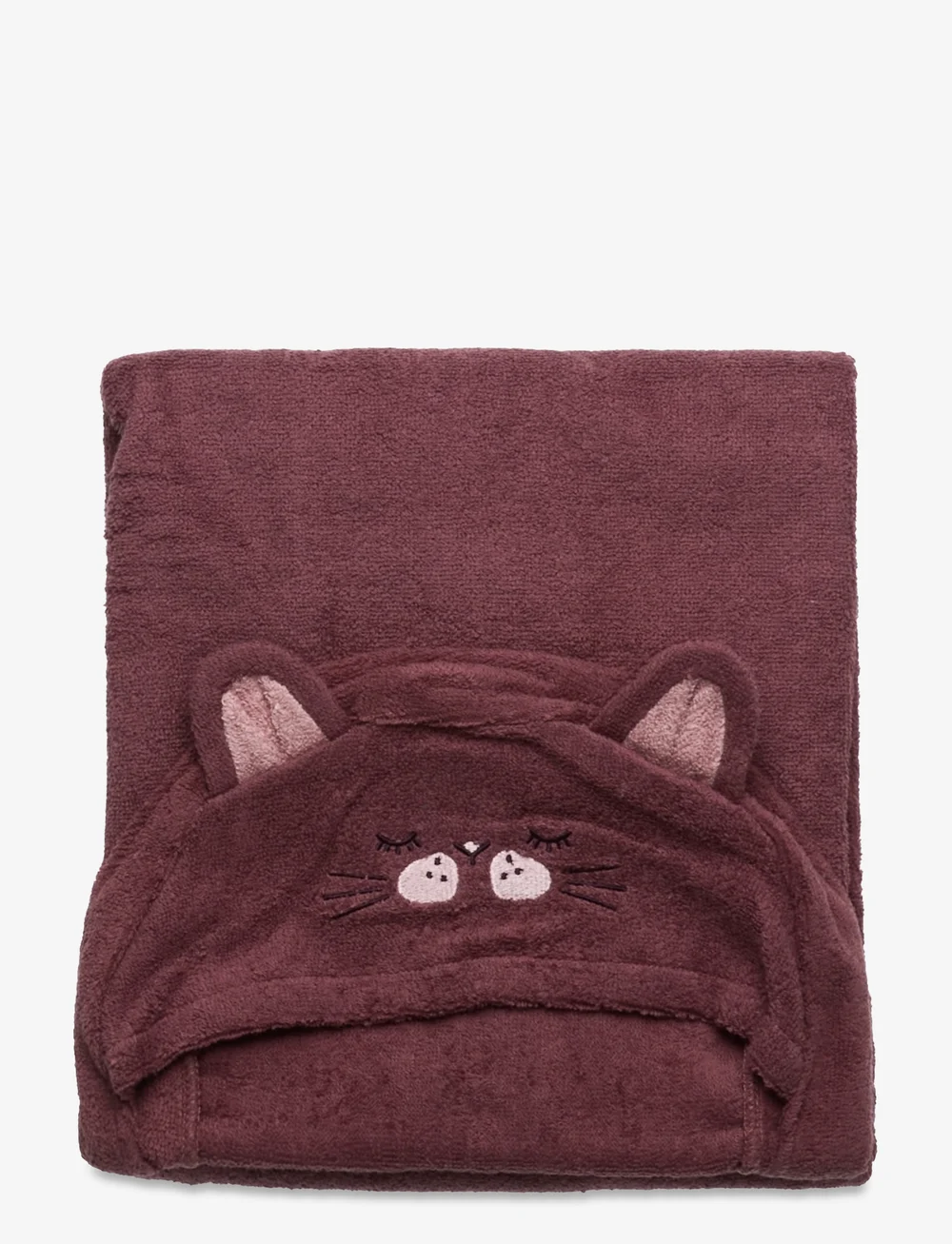 Pippi - Hooded bath towel - handdukar - rose brown - 0