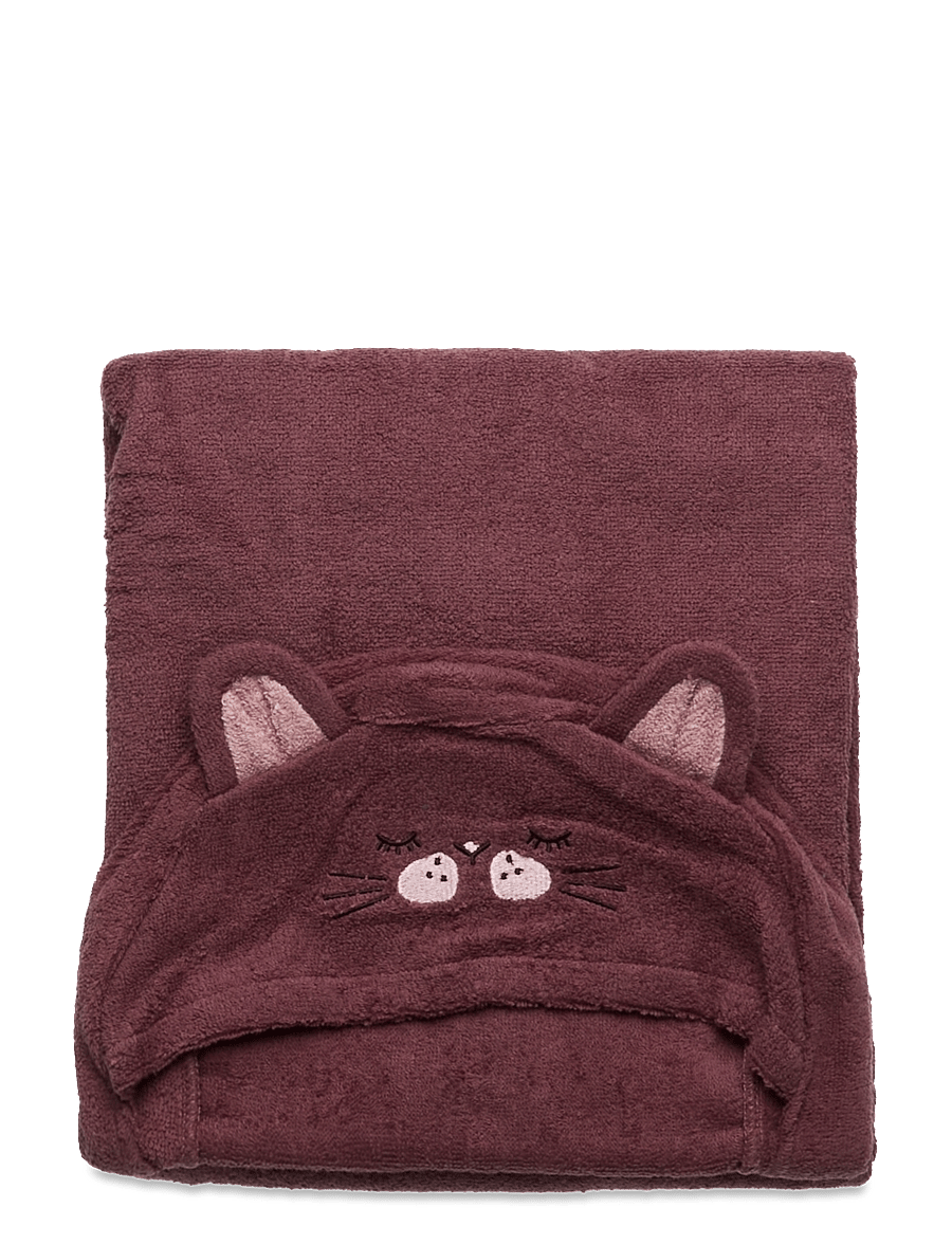 Pippi - Hooded bath towel - rätikud - rose brown - 0