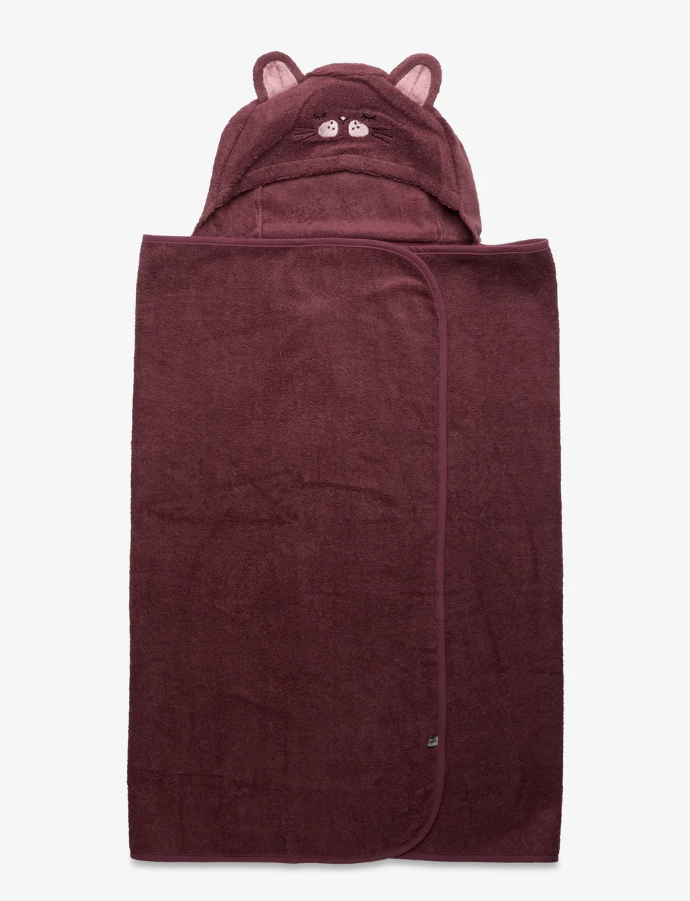 Pippi - Hooded bath towel - handdukar - rose brown - 1