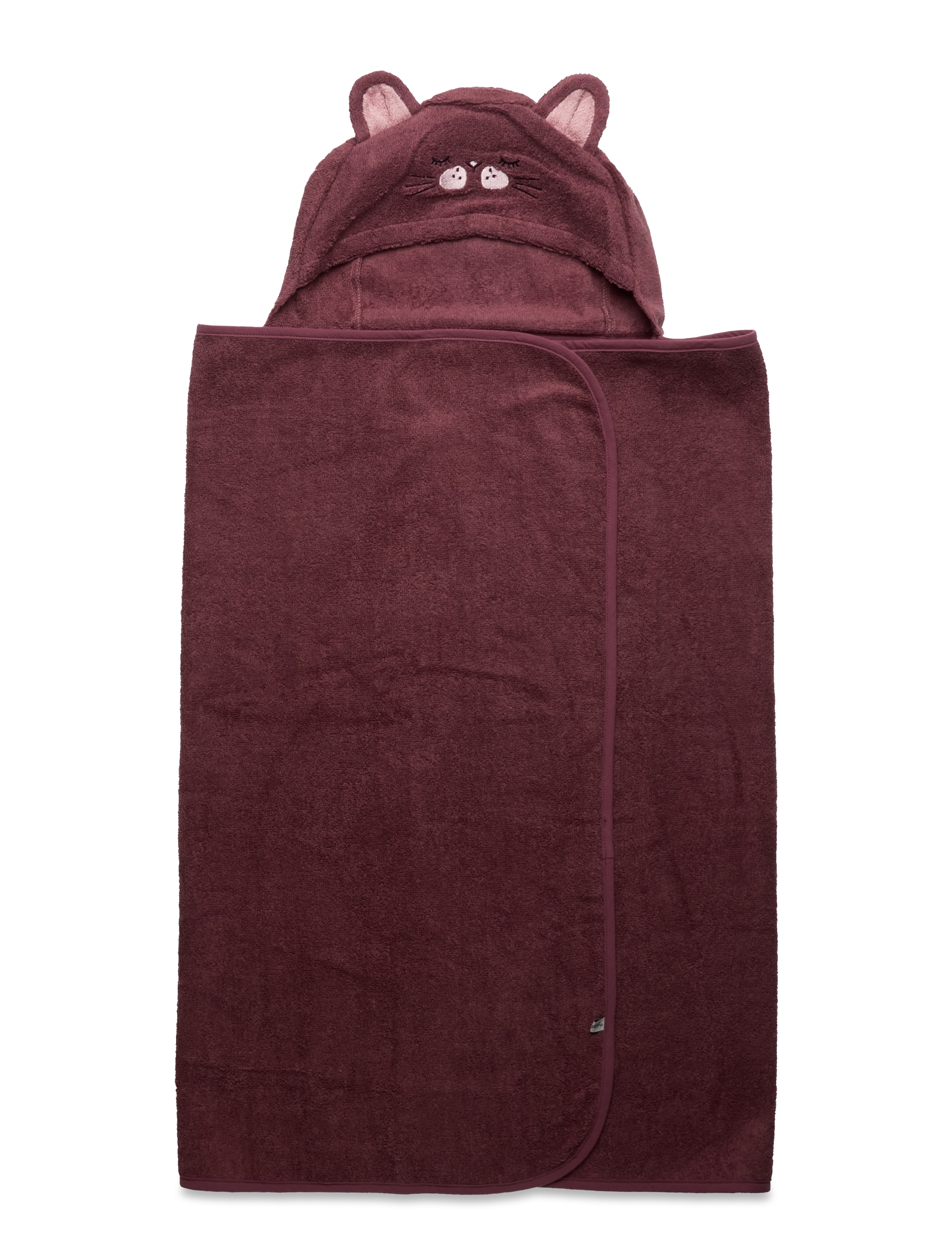 Pippi - Hooded bath towel - rätikud - rose brown - 1