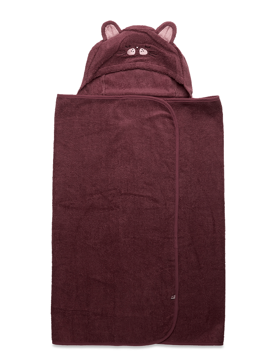 Pippi - Hooded bath towel - rätikud - rose brown - 1