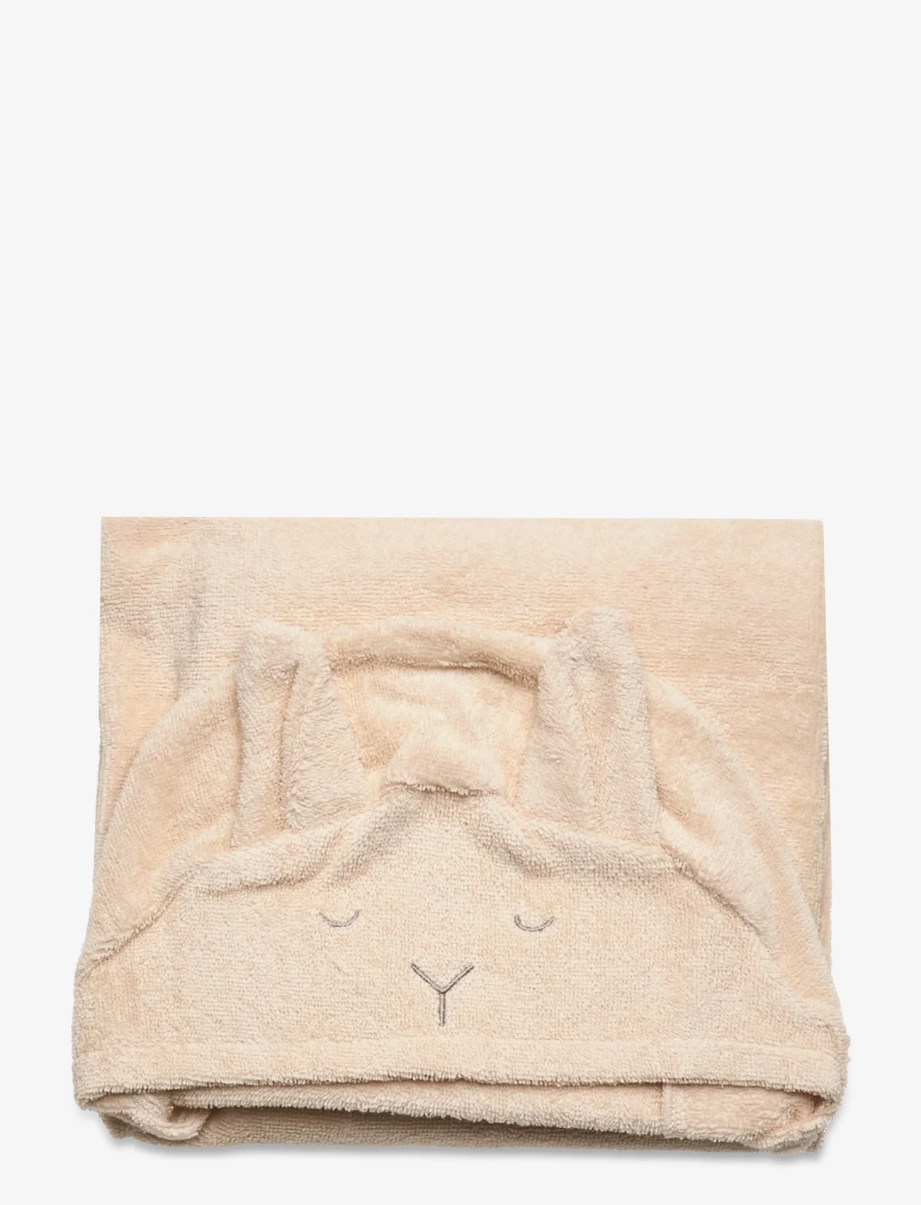 Pippi - Hooded bath towel - håndklæ - sandshell - 0