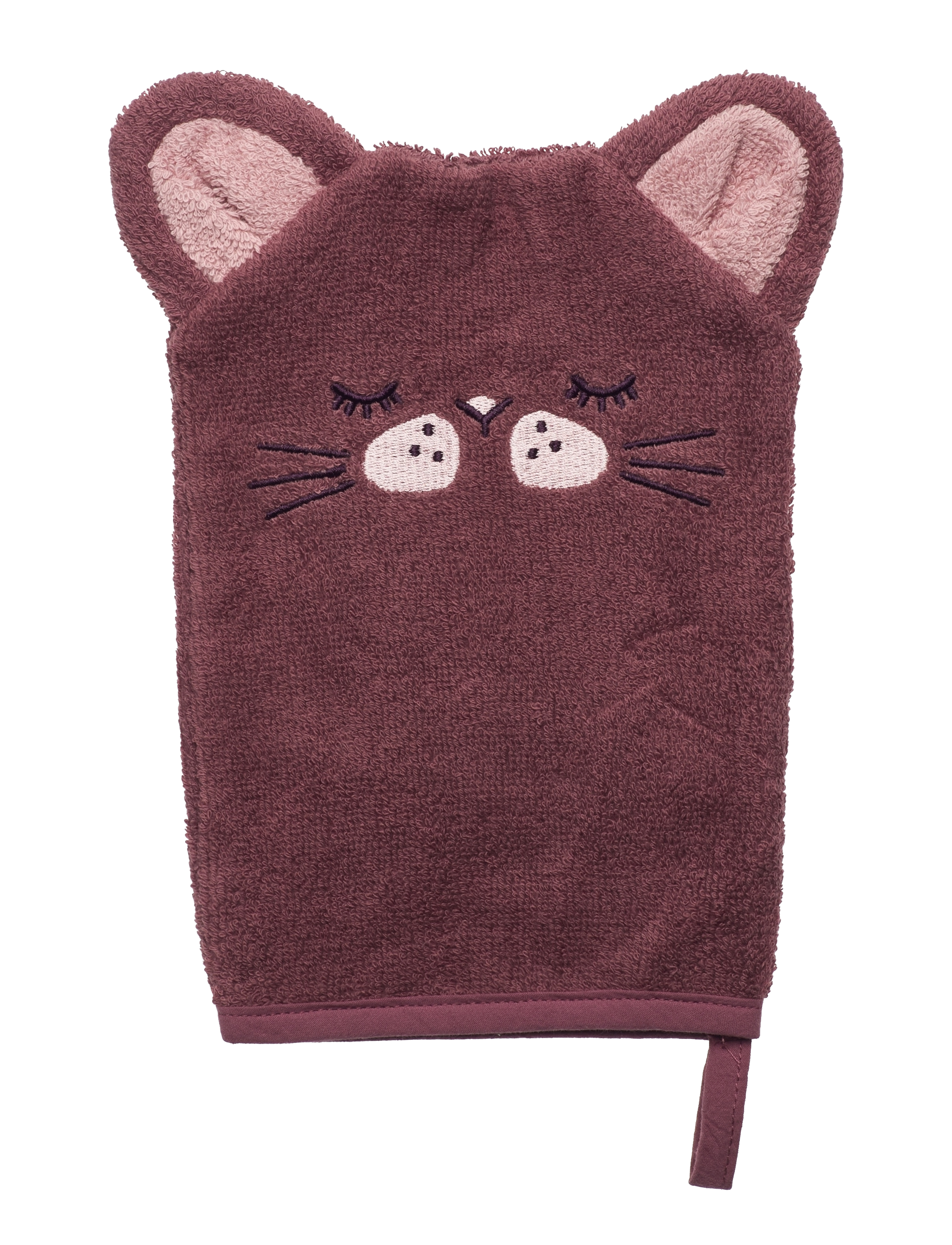 Pippi Wash Cloth, 14X21 cm, Bath Time, Braun - Cloths, Kinder