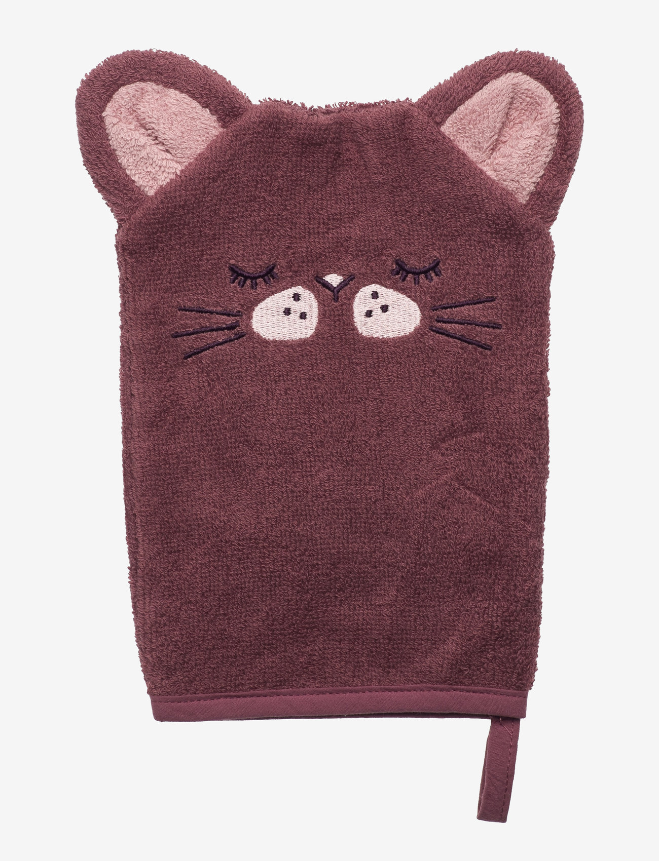 Pippi - Wash Cloth - waschlappen - rose brown - 0