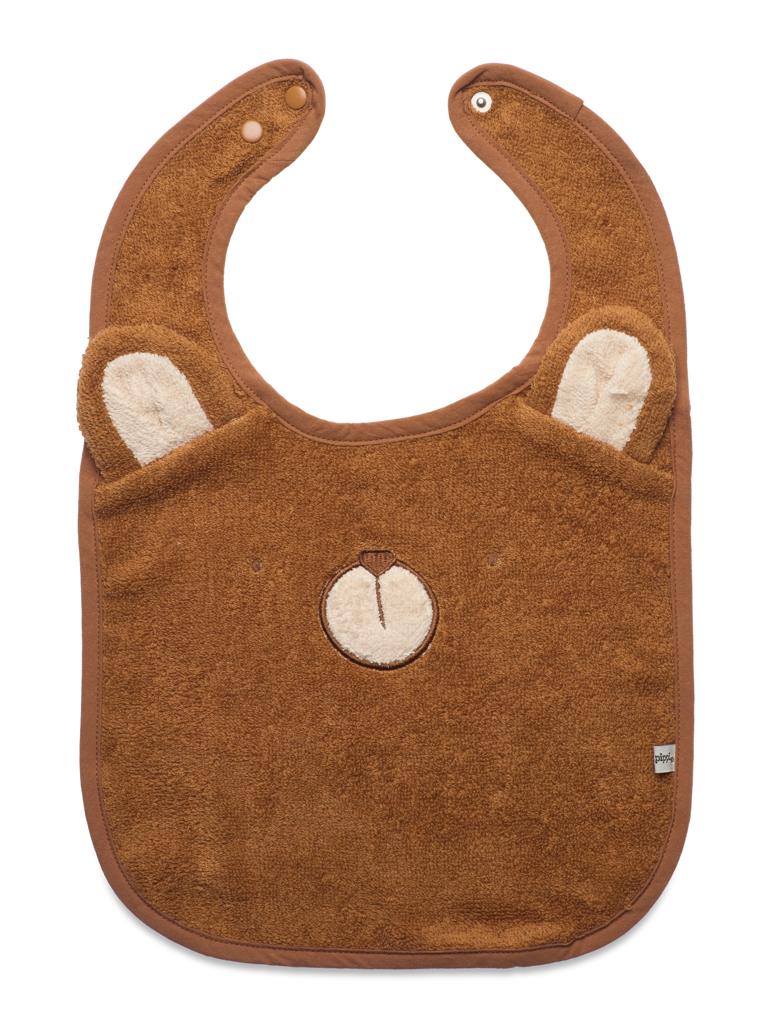 Pippi Terry Bib - Beebitooted - ALMOND / brown