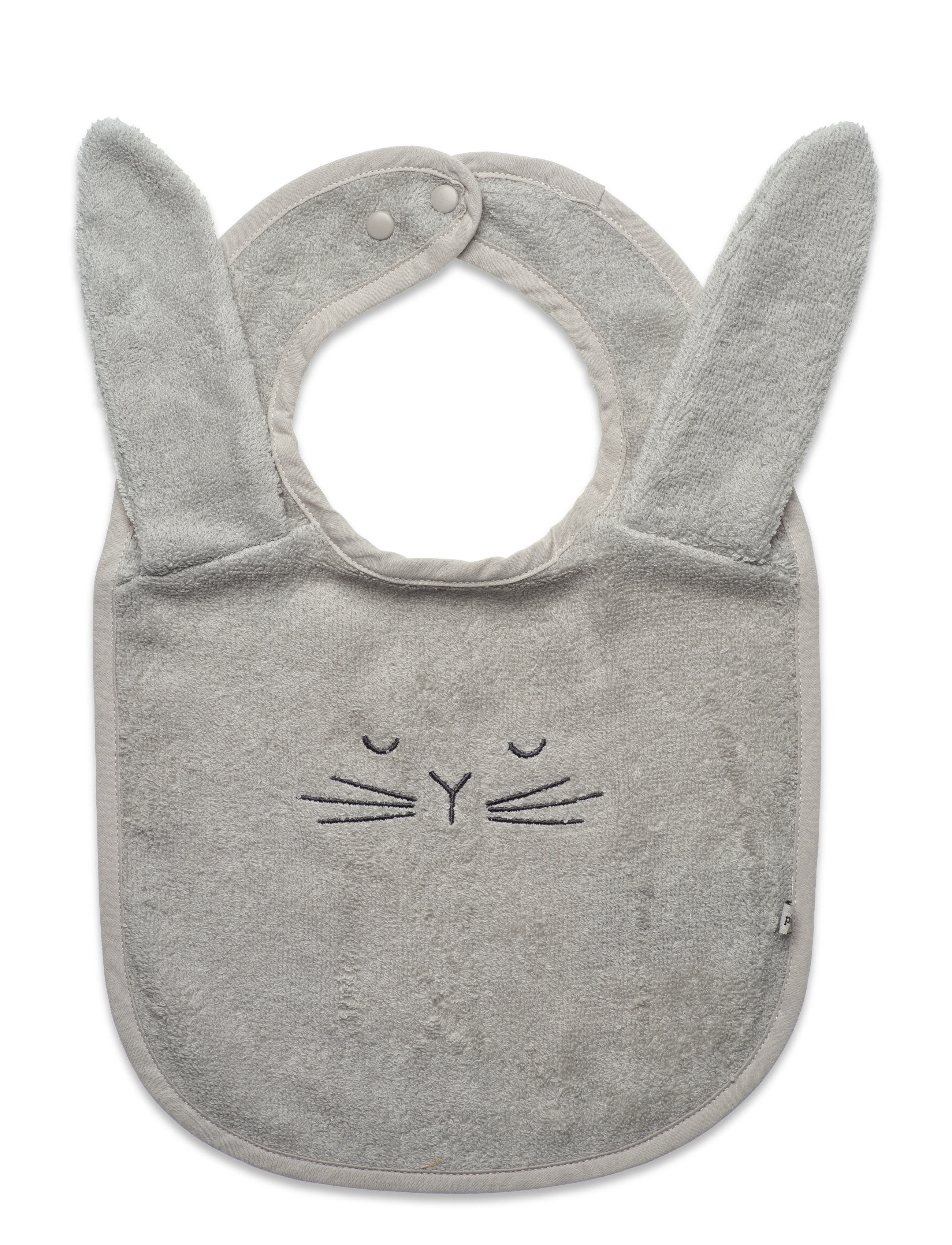Pippi Terry Bib - Beebitooted - HARBOR MIST / grey