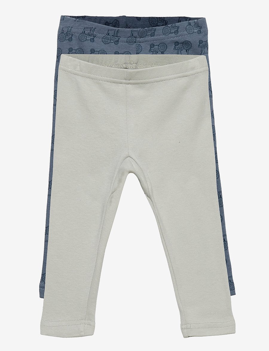 Pippi - Leggings w.AOP (2-pack) - underdelar i multipack - blue mirage - 0
