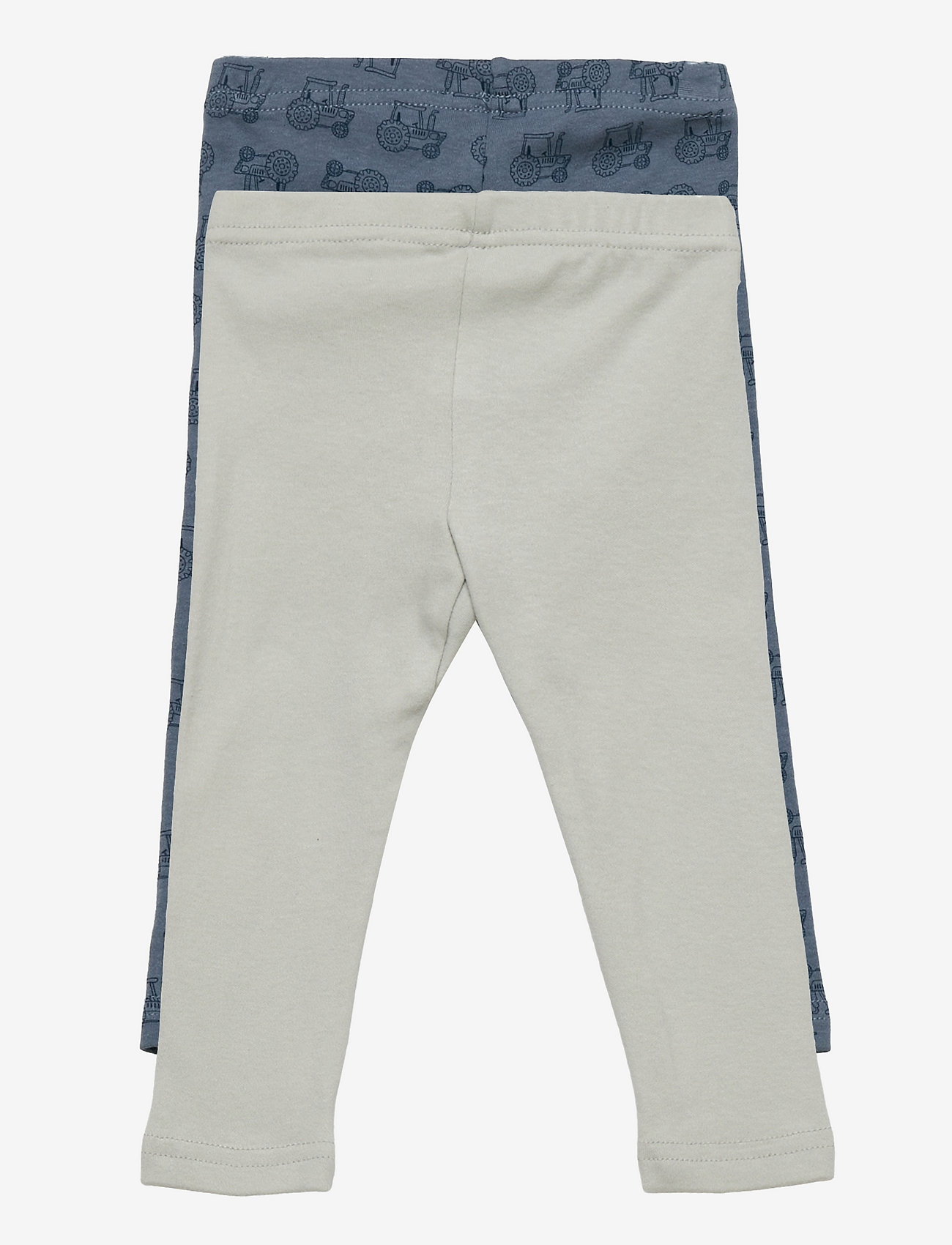 Pippi - Leggings w.AOP (2-pack) - multipack leggings - blue mirage - 1