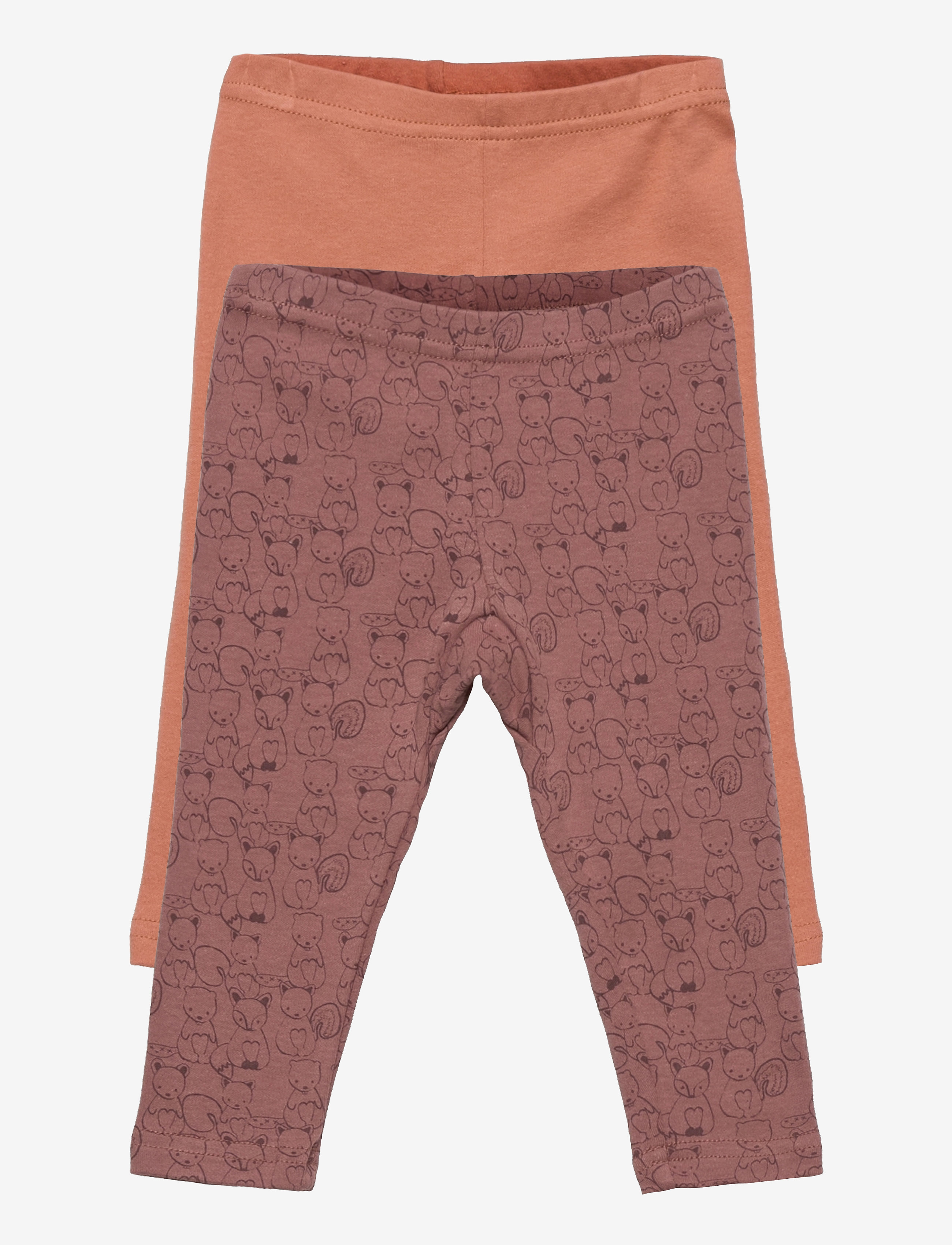 Pippi Leggings W.aop (2-Pack), 98, Unterteile, Rosa - Leggings, Kinder