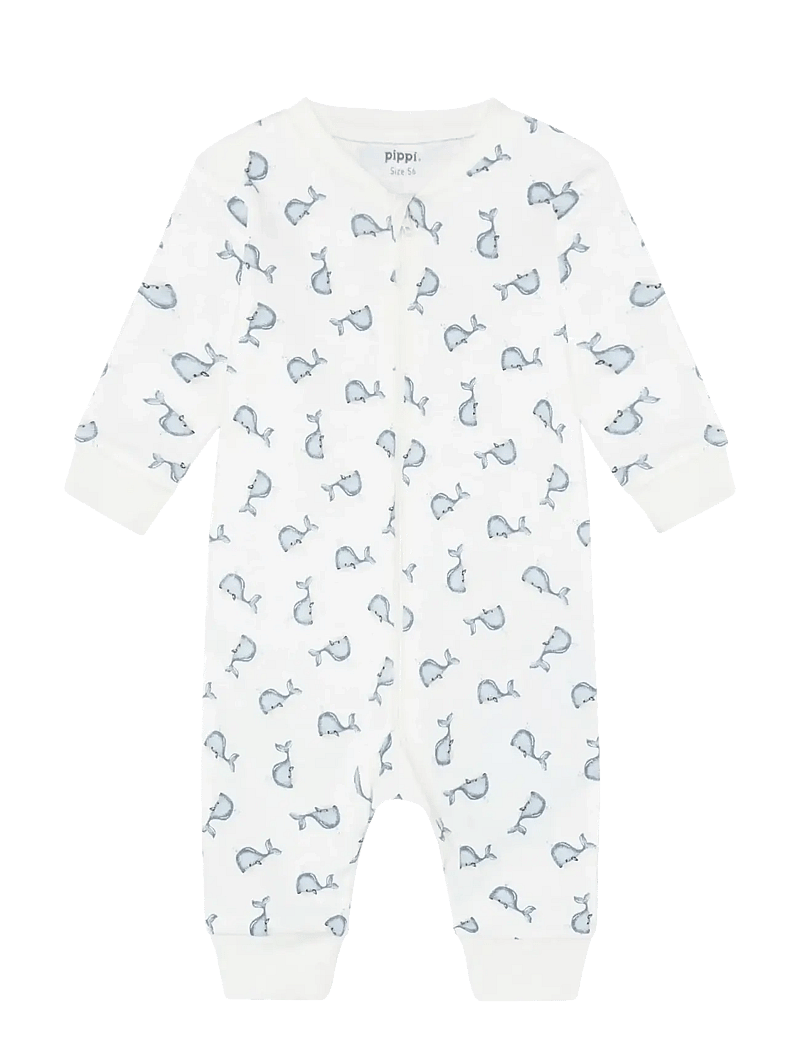 Pippi - Nightsuit -zipper (2-pack) - sovoveraller - flint stone - 4