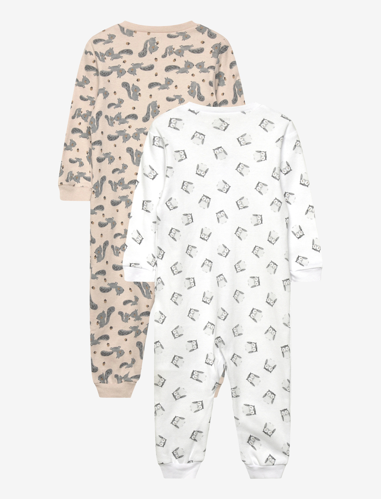 Pippi - Nightsuit -zipper (2-pack) - natdragter - rainy day - 1