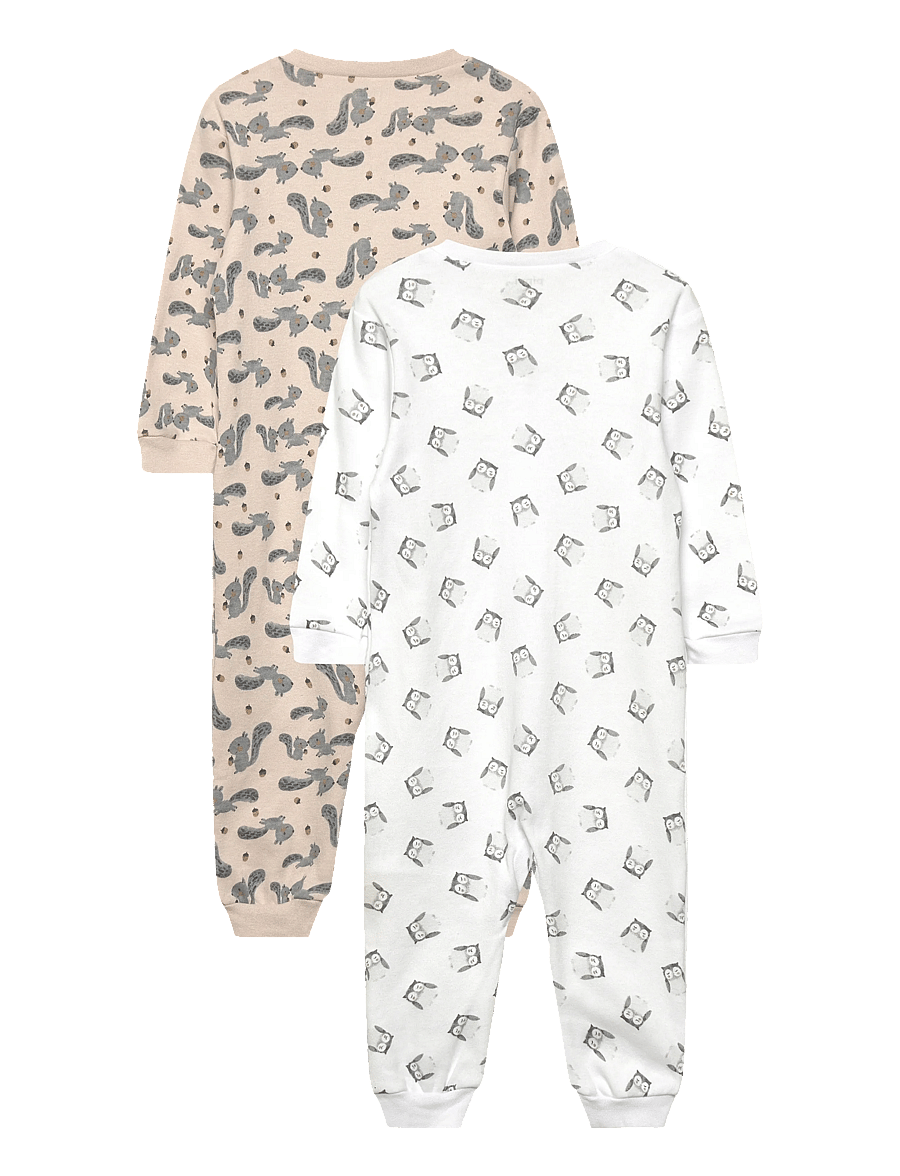 Pippi - Nightsuit -zipper (2-pack) - magamiskombinesoonid - rainy day - 5
