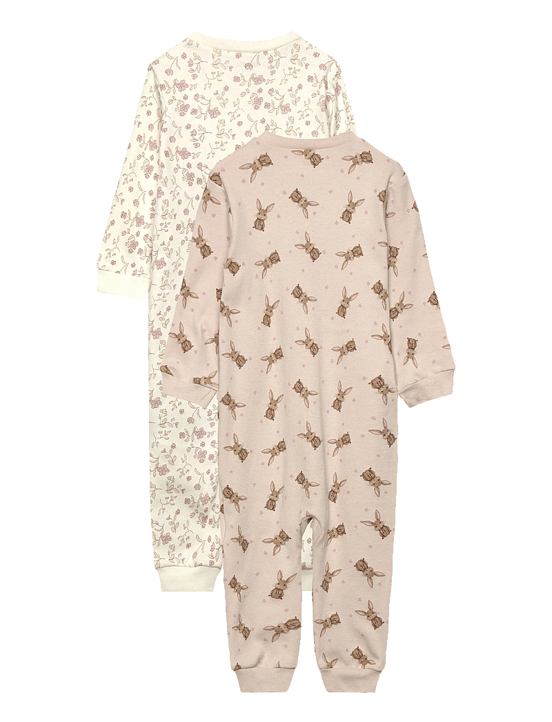 Pippi - Nightsuit -zipper (2-pack) - natdragter - violet ice - 1