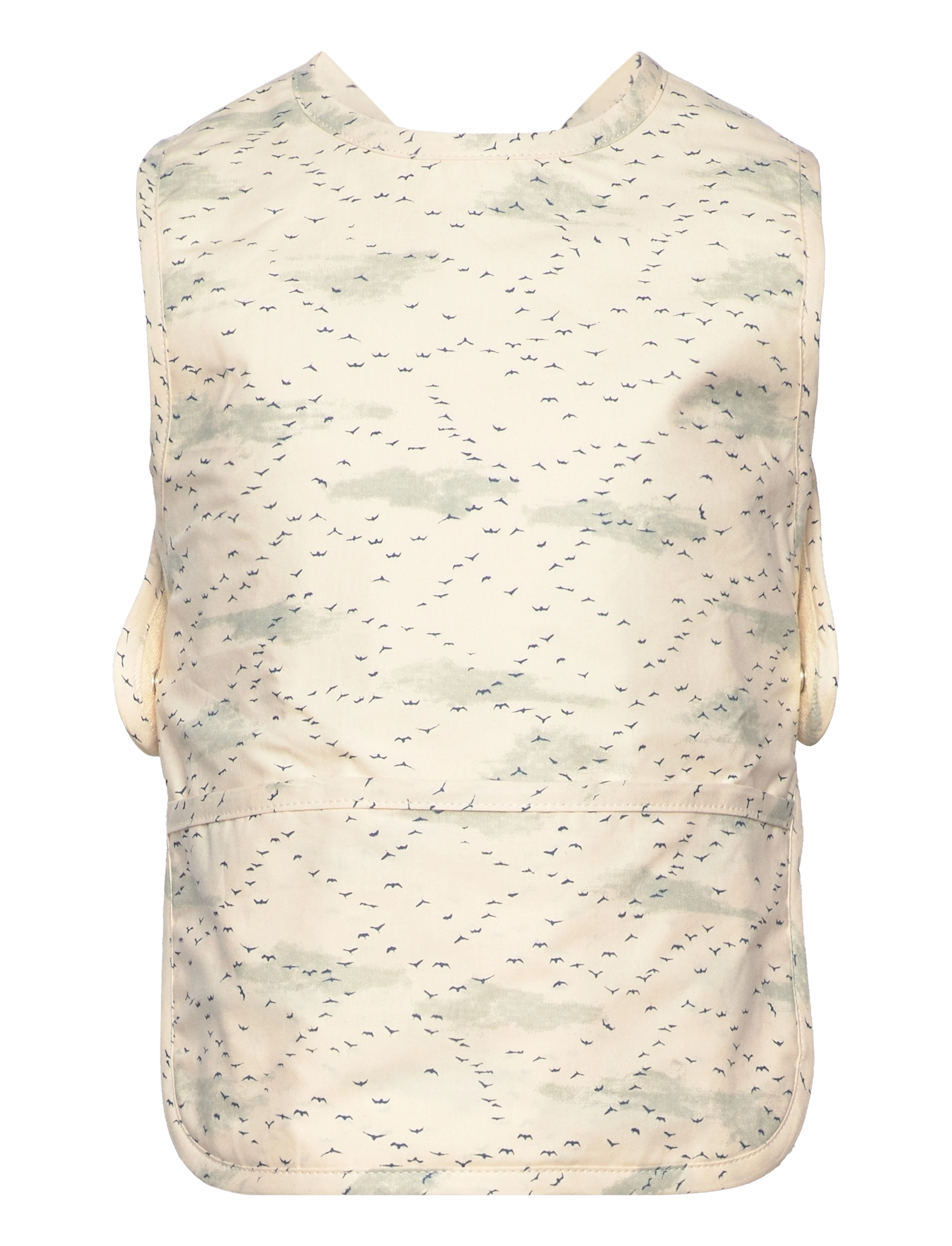 Pippi Apron Aop, One Size, Bibs, Creme - Sleeveless Kinder