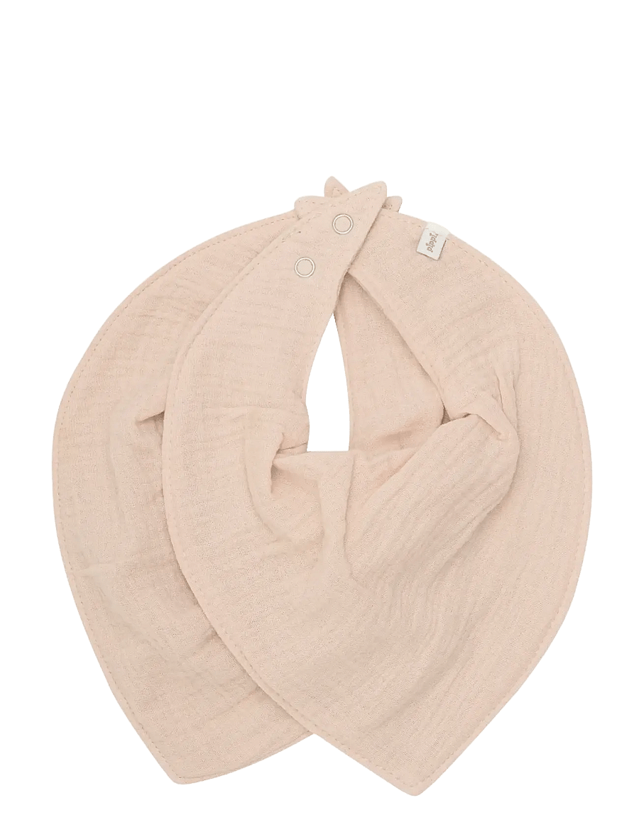Pippi - Bib Muslin (2-pack) - die niedrigsten preise - doeskin - 0