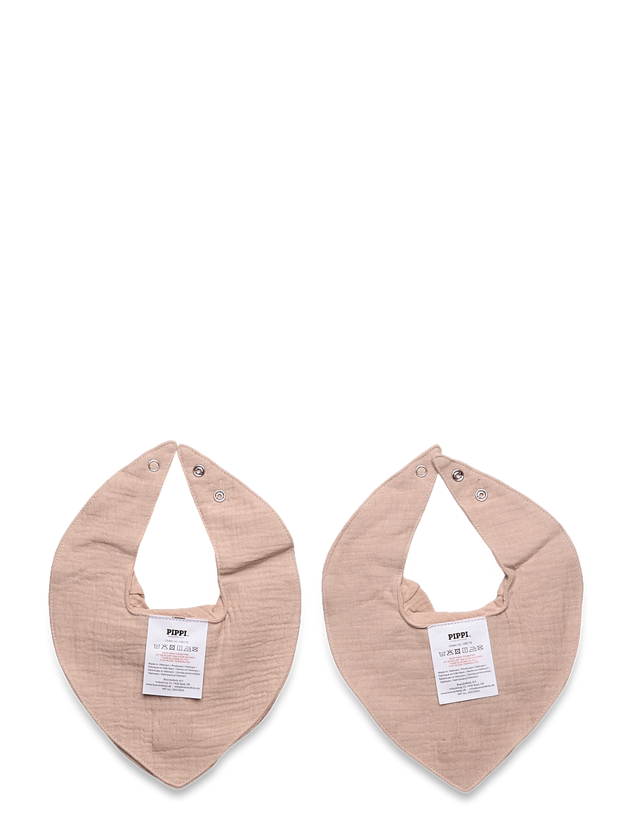 Pippi - Bib Muslin (2-pack) - die niedrigsten preise - doeskin - 1