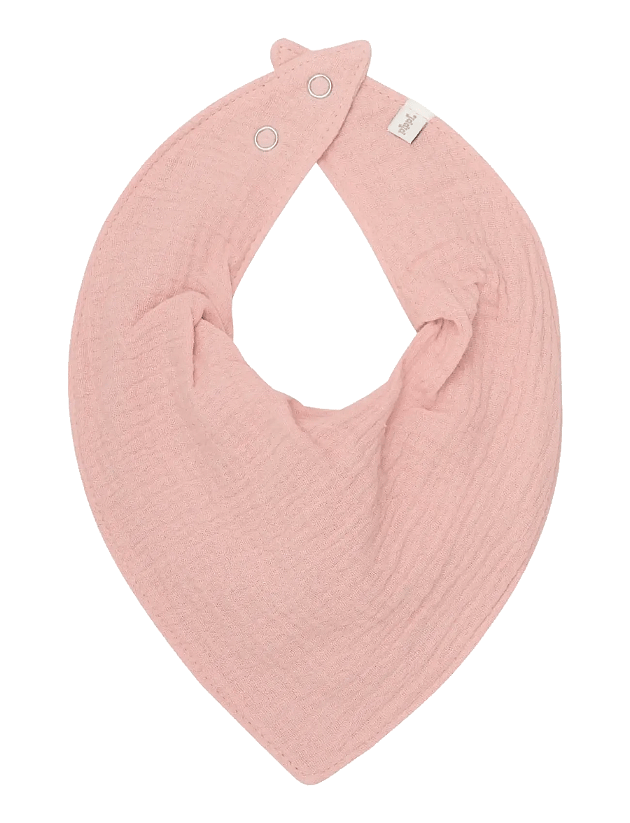Pippi - Bib Muslin (2-pack) - madalaimad hinnad - rose tan - 3