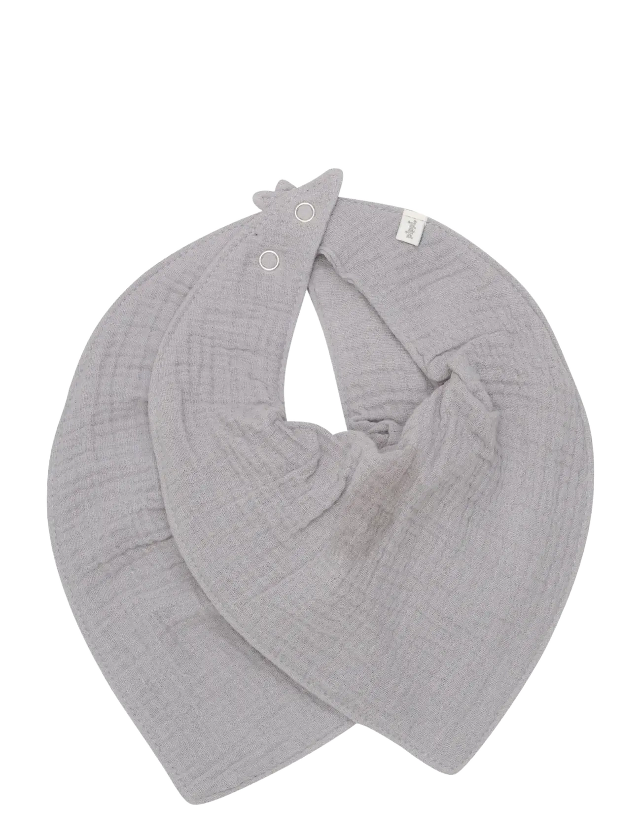 Pippi Bib Muslin (2-pack) - Beebitooted - TRADEWINDS / grey