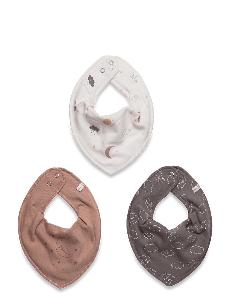 Pippi - Bandana Bib Uni -AOP (3-pack) - die niedrigsten preise - brush - 0