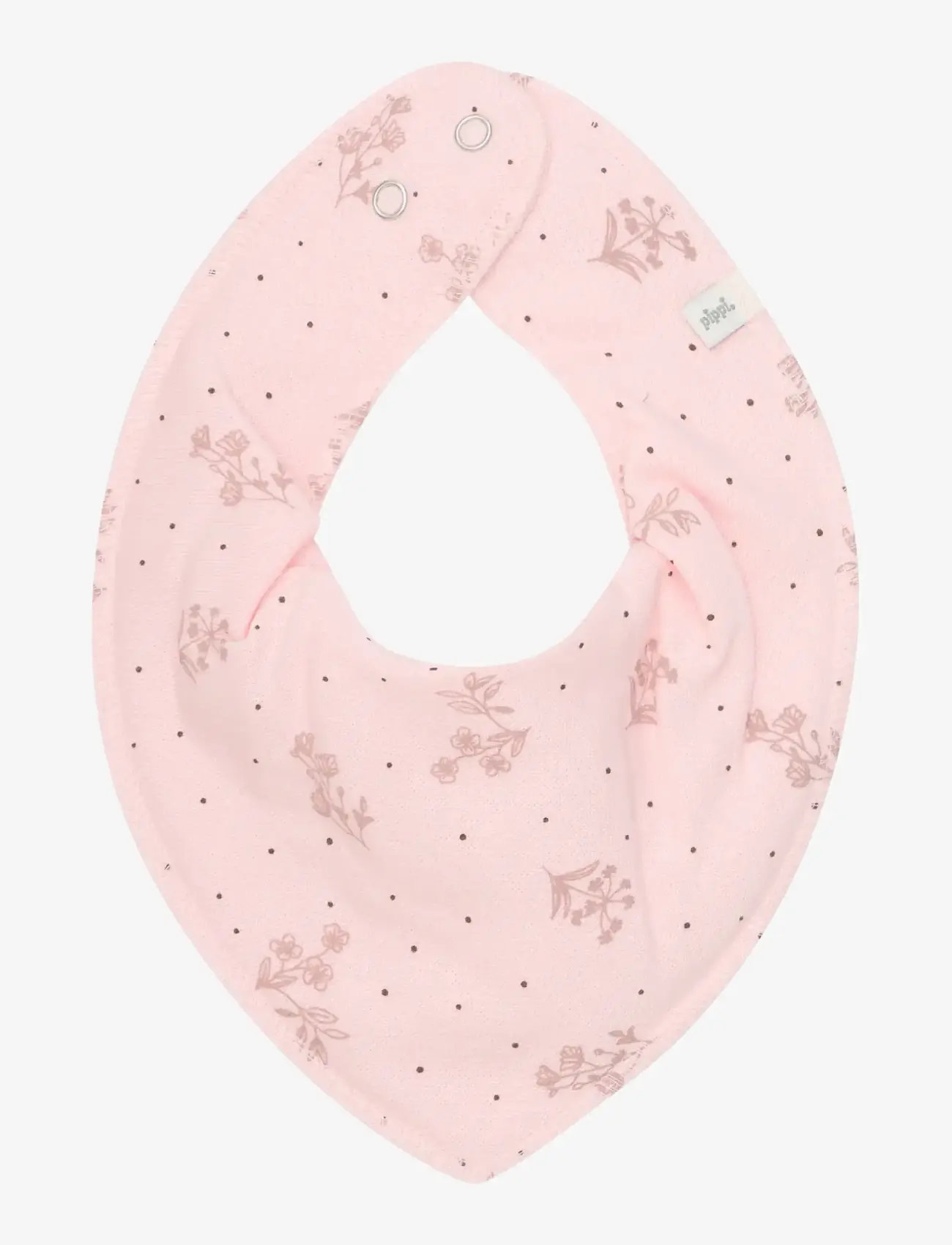 Pippi - Bandana Bib Girl -AOP (3-pack) - new maroon - 2