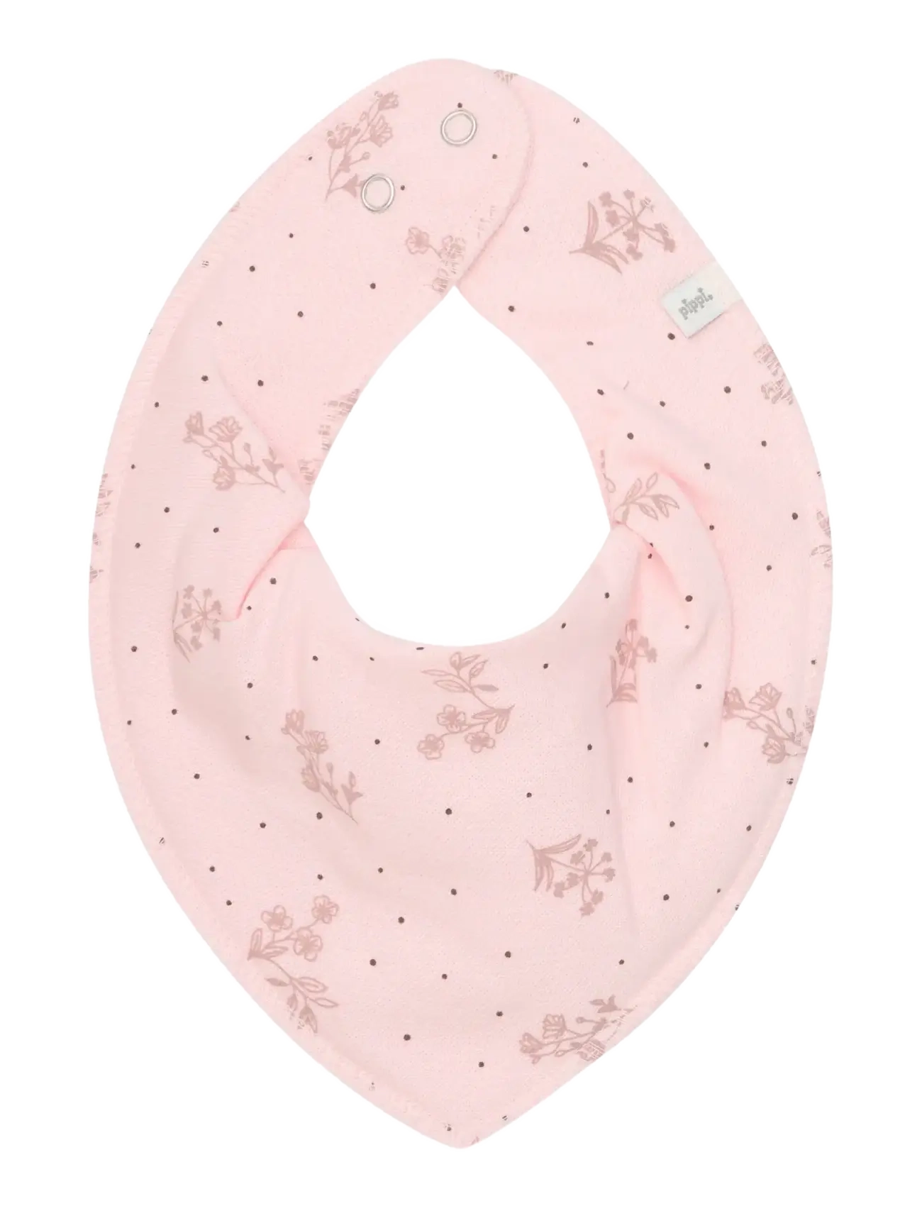 Pippi - Bandana Bib Girl -AOP (3-pack) - new maroon - 2