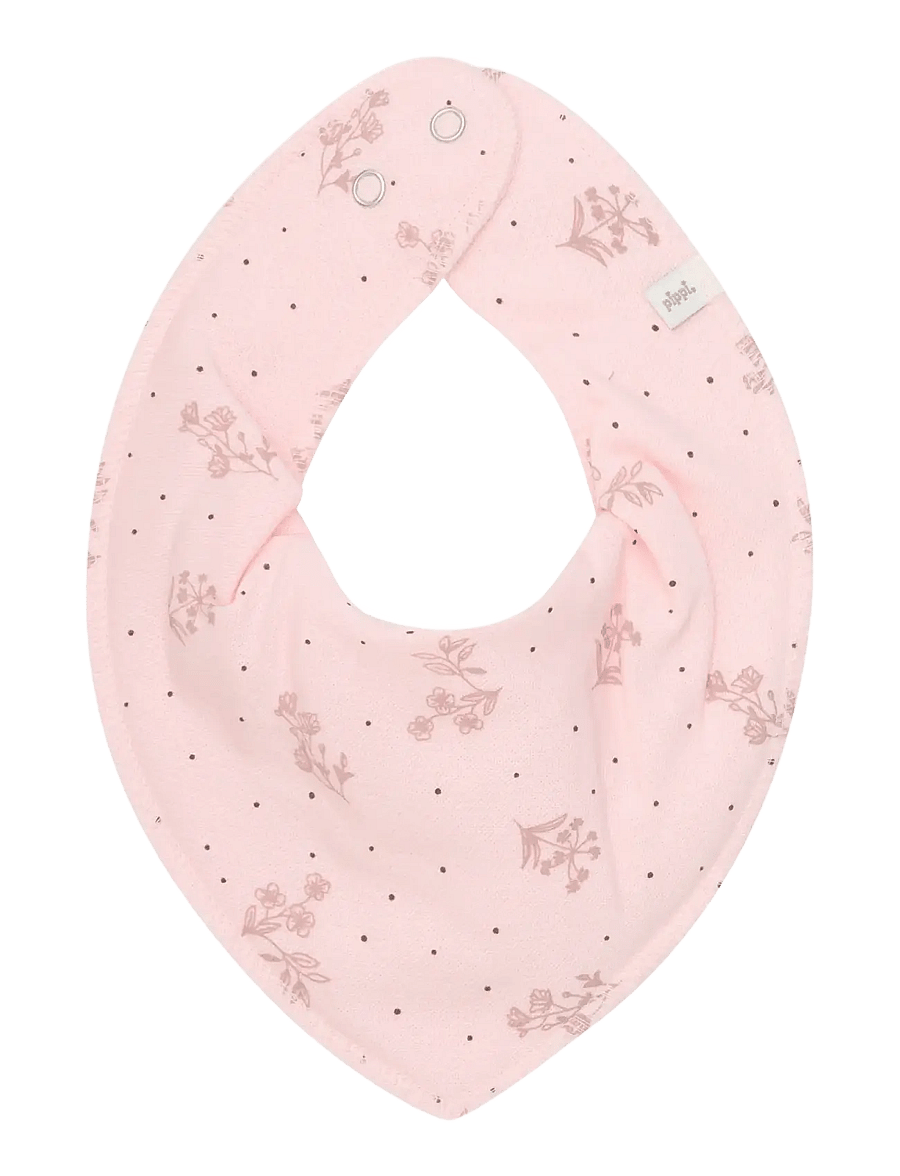 Pippi - Bandana Bib Girl -AOP (3-pack) - new maroon - 2