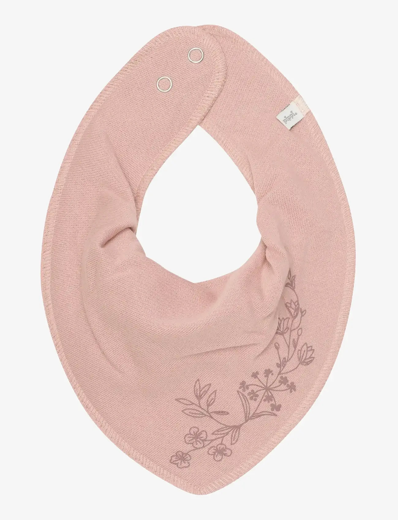 Pippi - Bandana Bib Girl -AOP (3-pack) - new maroon - 3