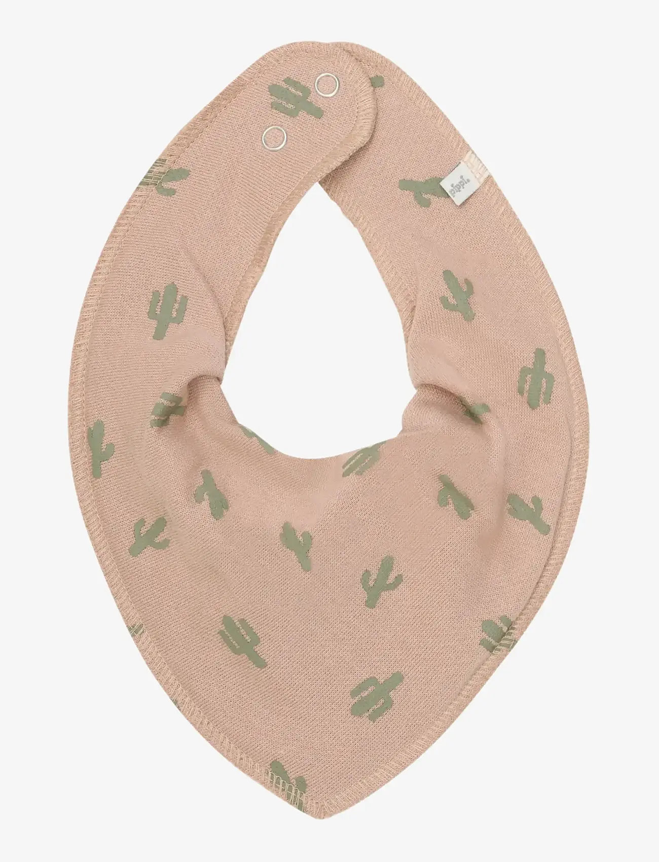 Pippi - Bandana Bib Boy -AOP (3-pack) - dry bibs - vetiver - 4