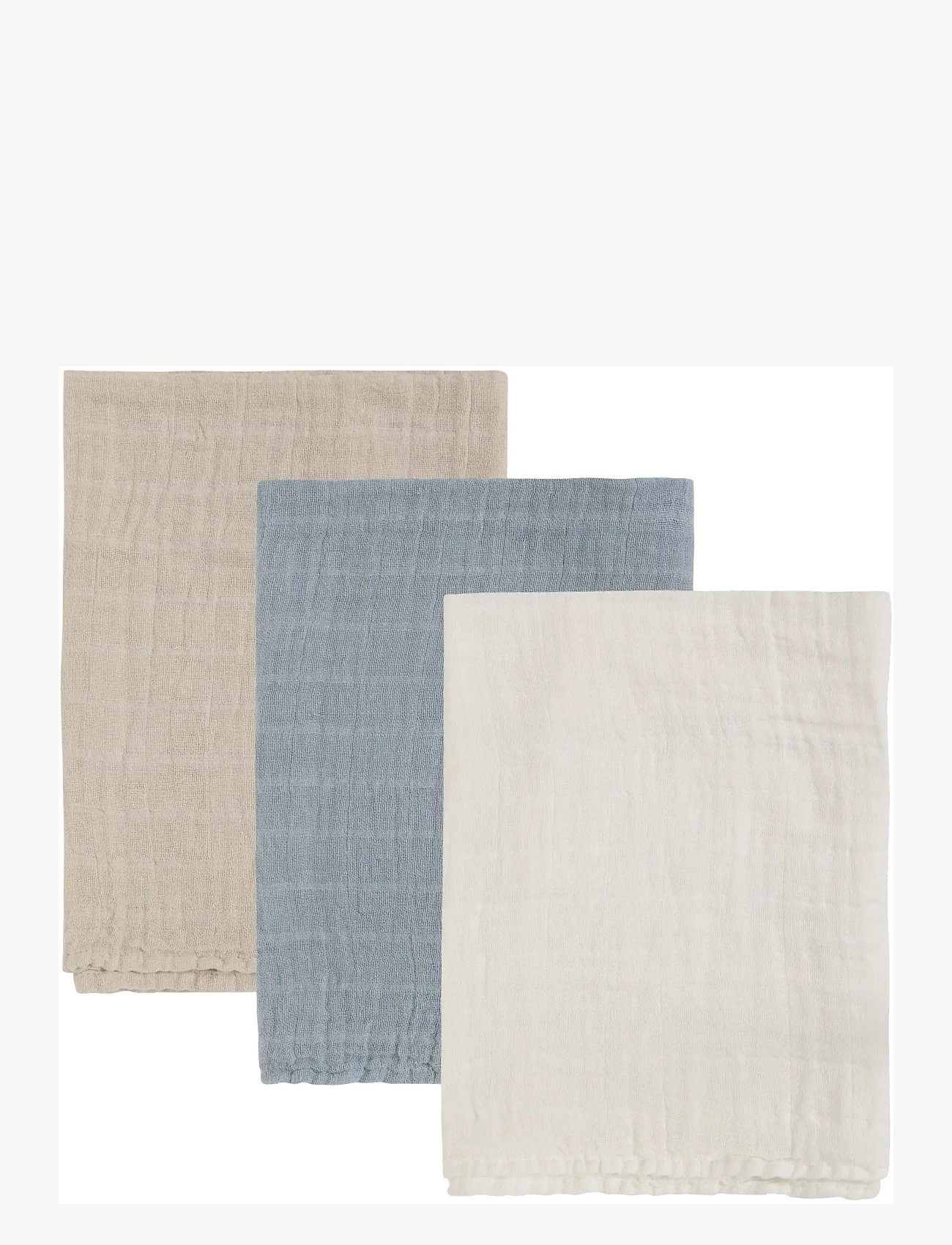 Pippi - Cloth Muslin (3-pack) - muslīna drānas - ashley blue - 0