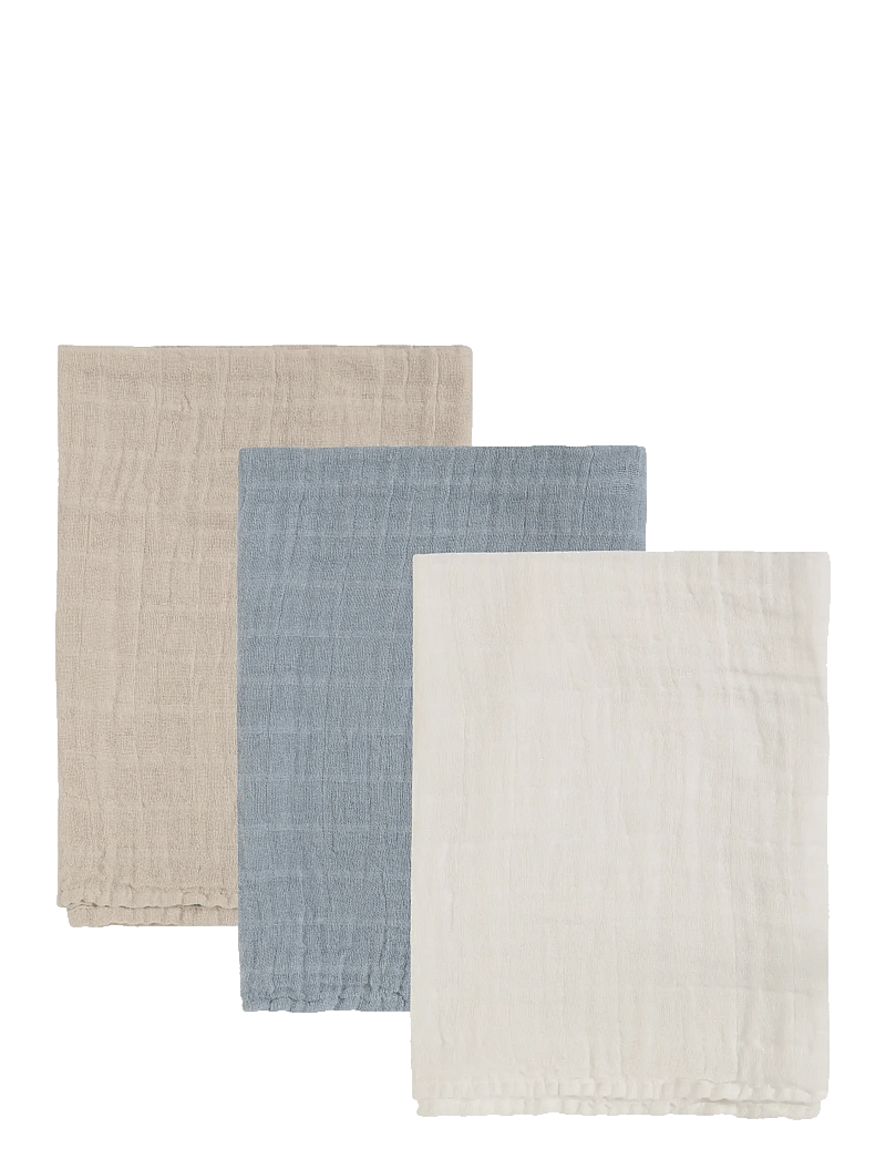 Pippi - Cloth Muslin (3-pack) - muslīna drānas - ashley blue - 0