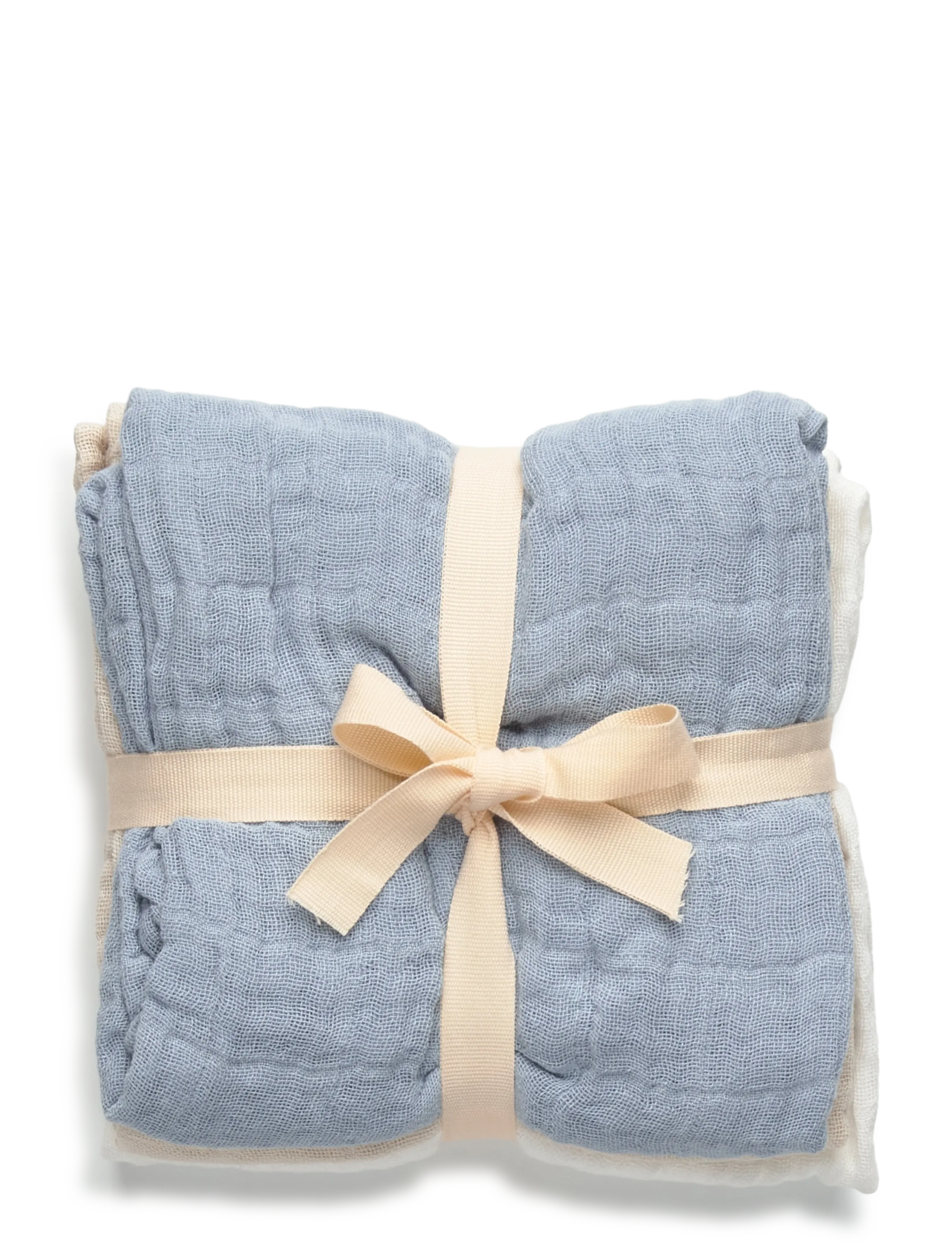 Organic Cloth Muslin (3-pack) - ASHLEY BLUE
