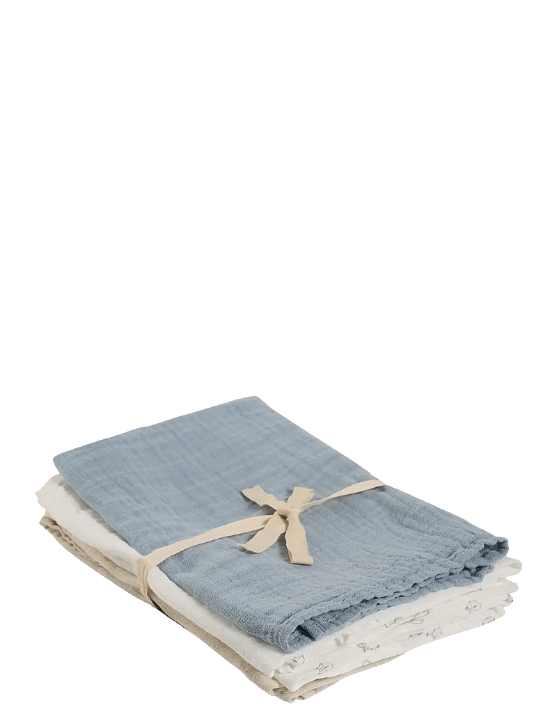 Pippi - Cloth Muslin (3-pack) - muslīna drānas - ashley blue - 1