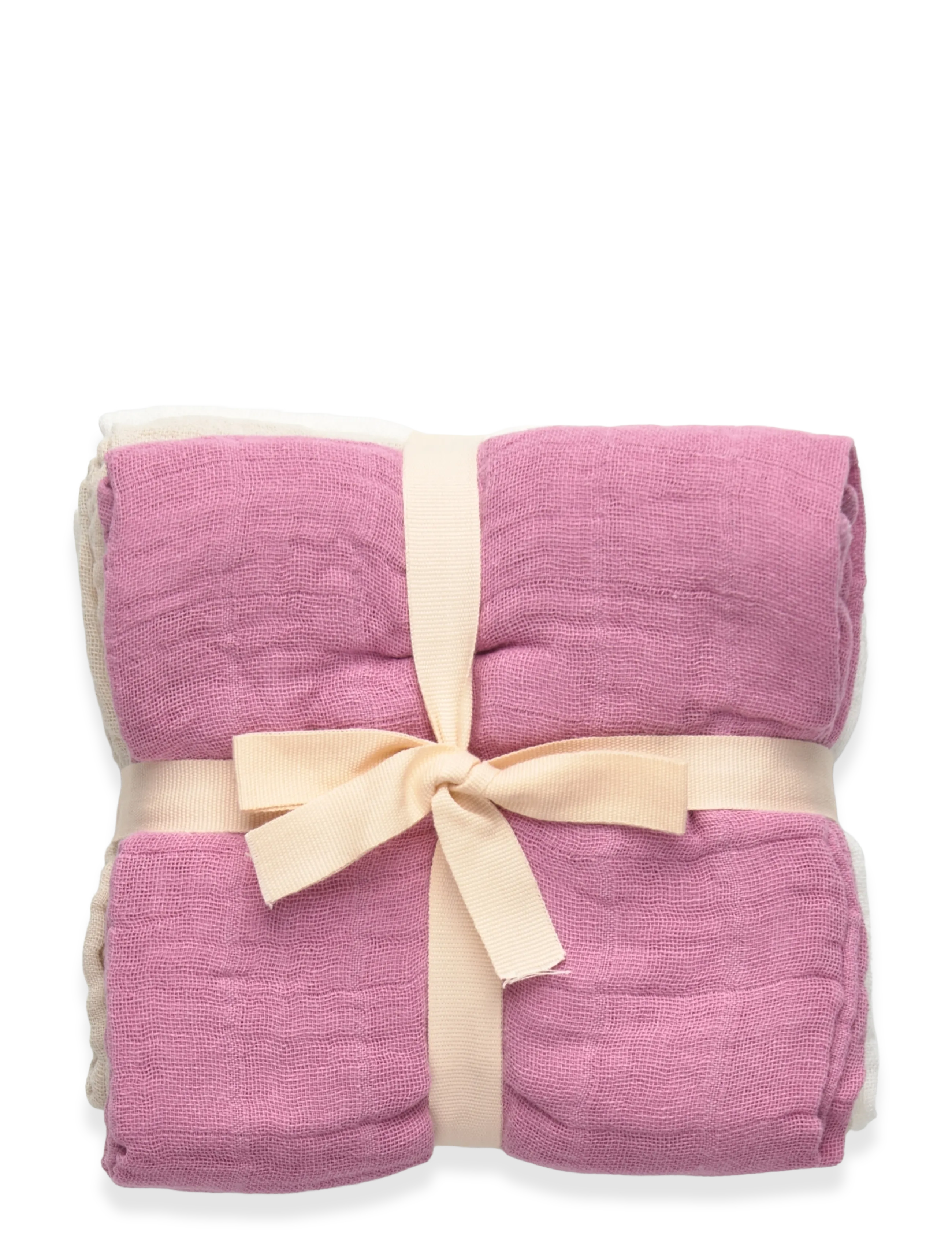 Pippi Cloth Muslin (3-Pack), 6565 cm, Muslins, Rosa - Cloths, Kinder