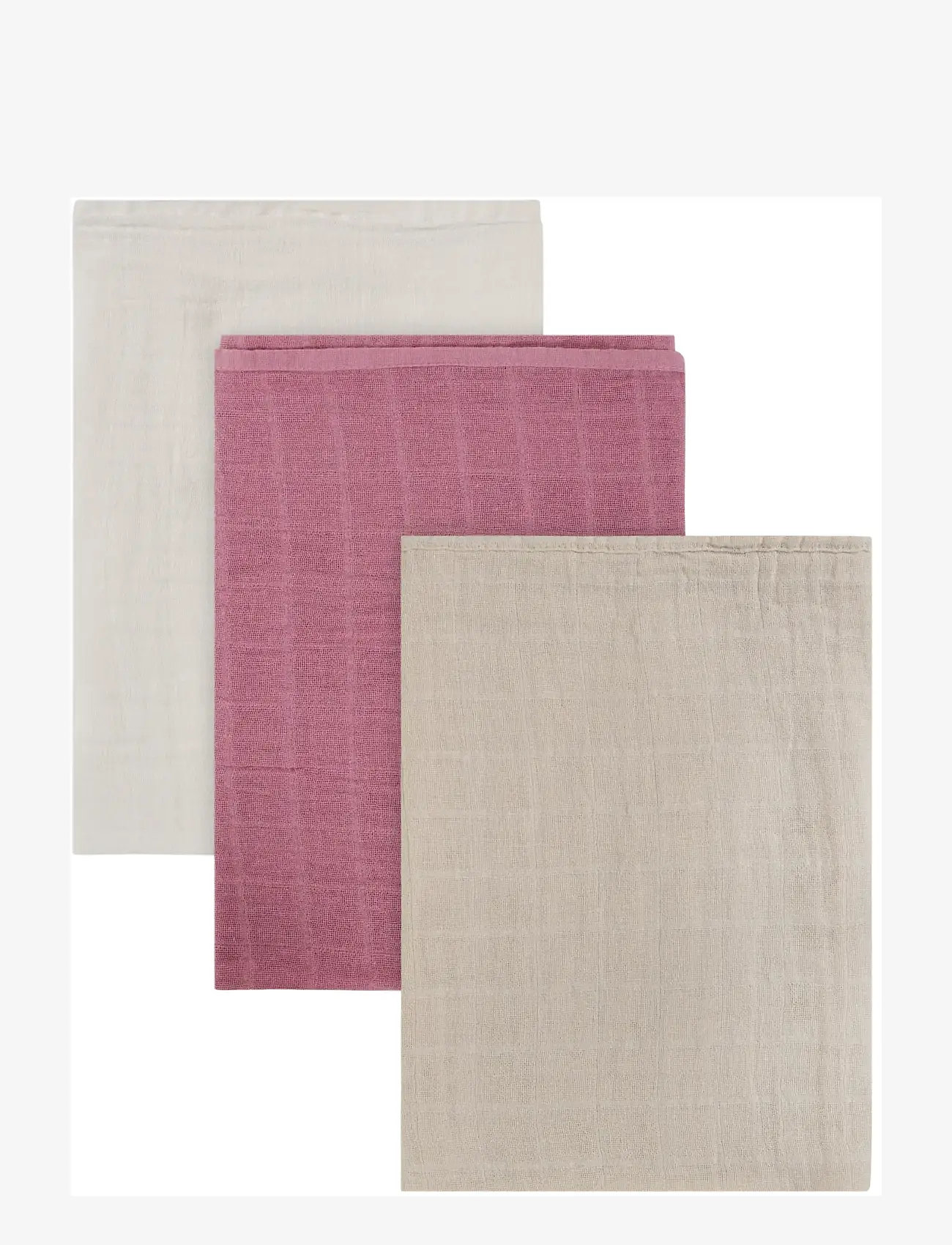 Pippi - Cloth Muslin (3-pack) - musliinist lapid - mauve orchid - 0