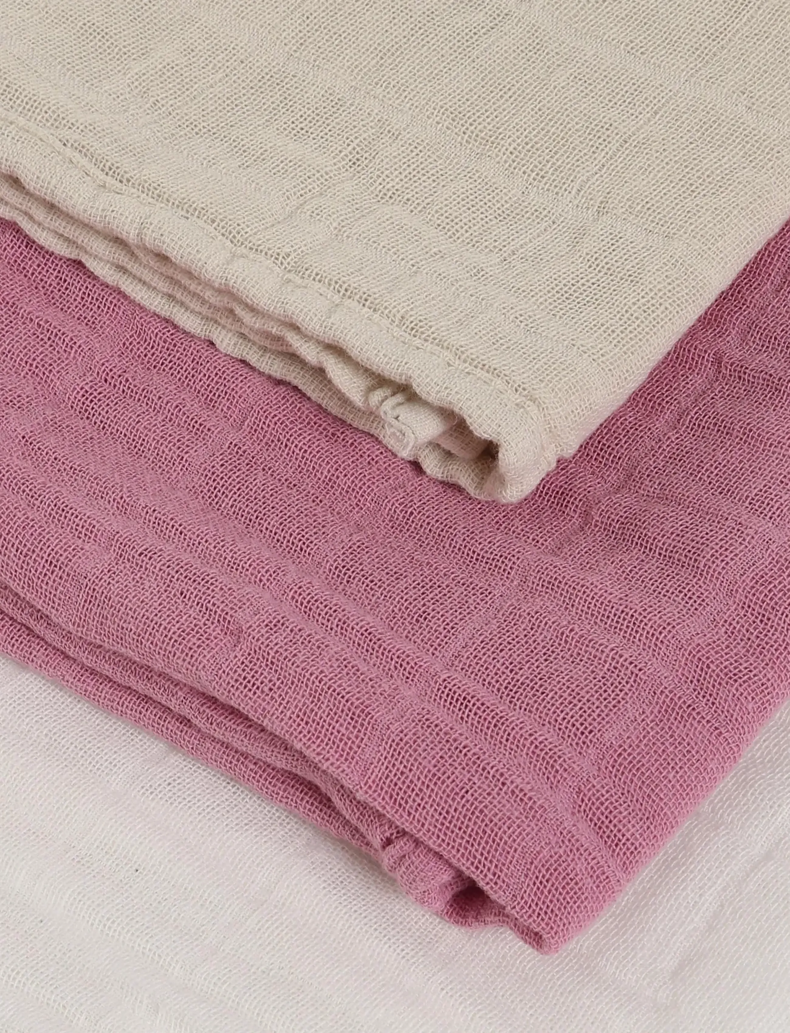Pippi - Cloth Muslin (3-pack) - muslindukar - mauve orchid - 2