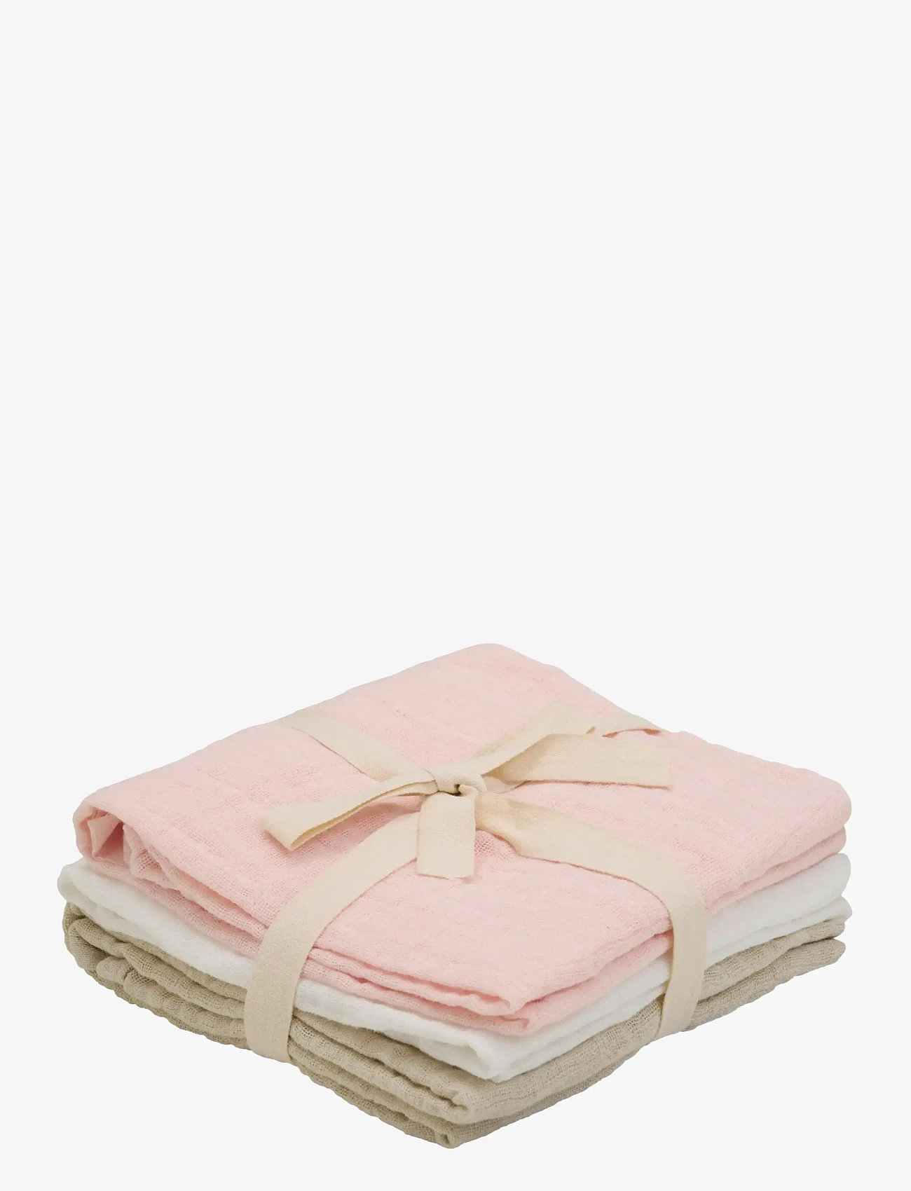 Pippi - Cloth Muslin (3-pack) - muslin cloths - veiled rose - 1