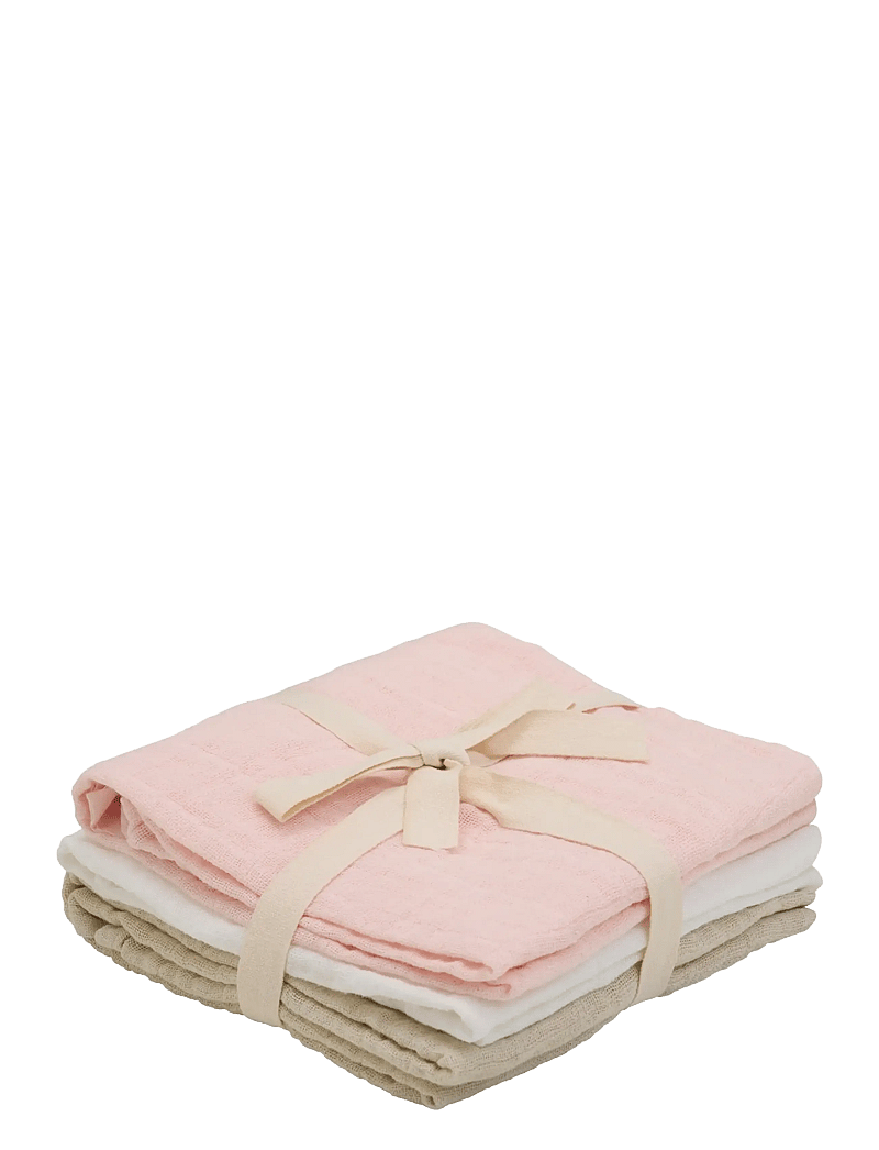 Pippi - Cloth Muslin (3-pack) - muslin cloths - veiled rose - 1